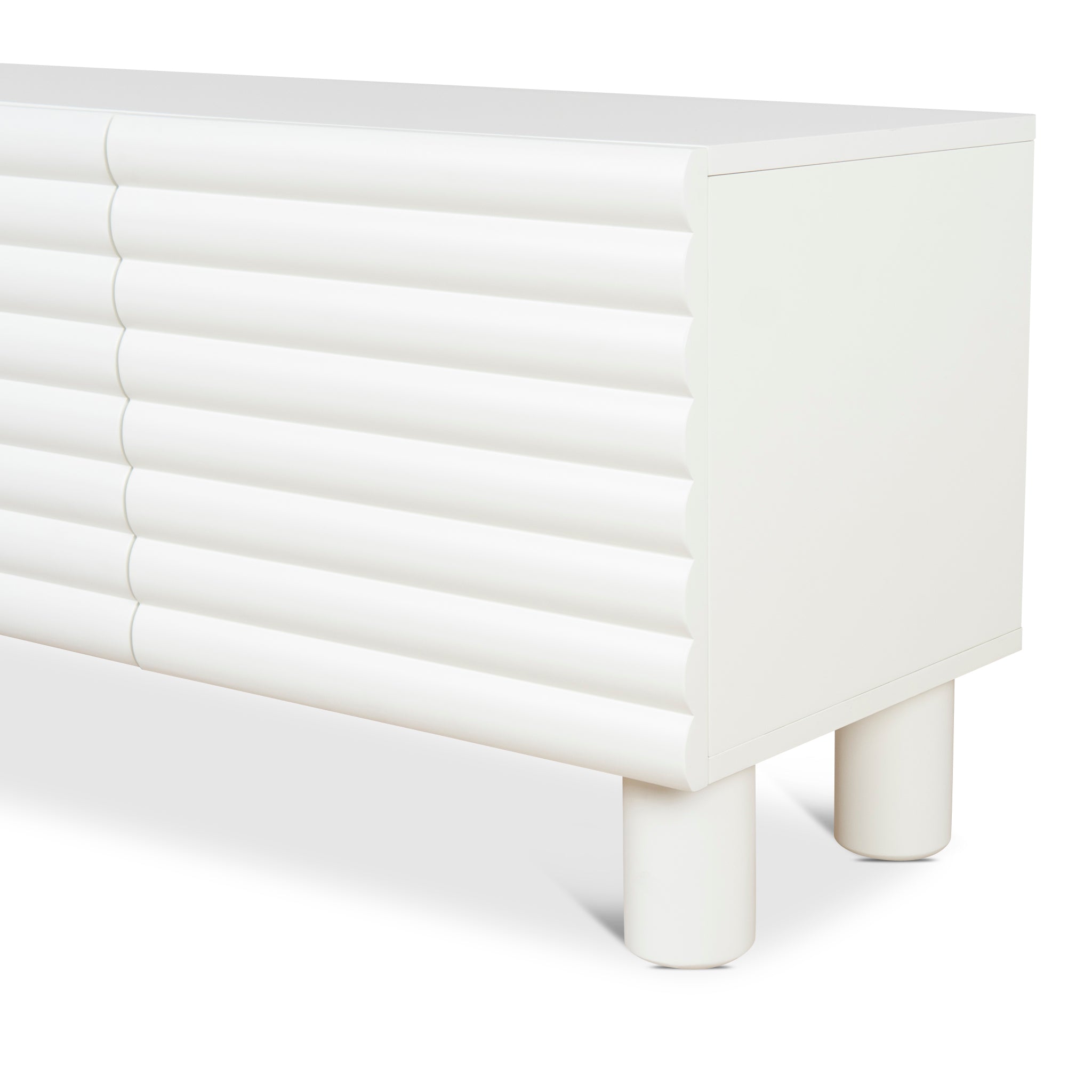 2m TV Entertainment Unit - White