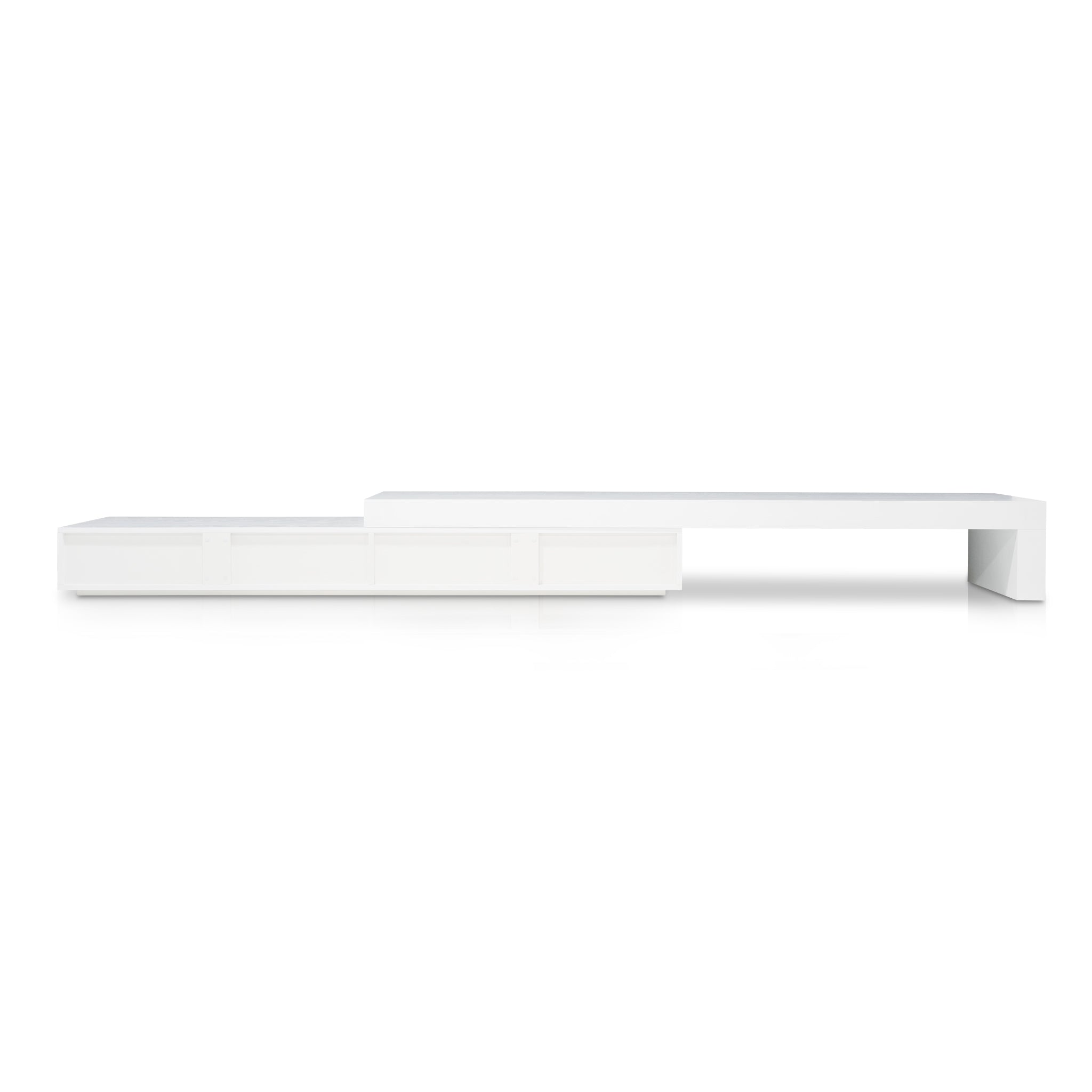 CTV10132-CN Extendable TV Entertainment Unit - White Oak-On Display At Cronulla Warehouse