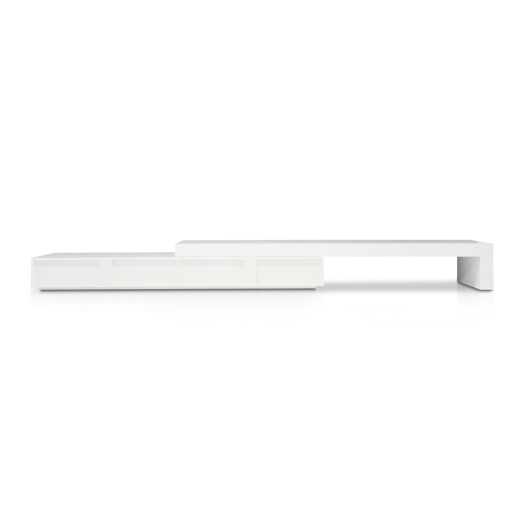 CTV10132-CN Extendable TV Entertainment Unit - White Oak-On Display At Cronulla Warehouse