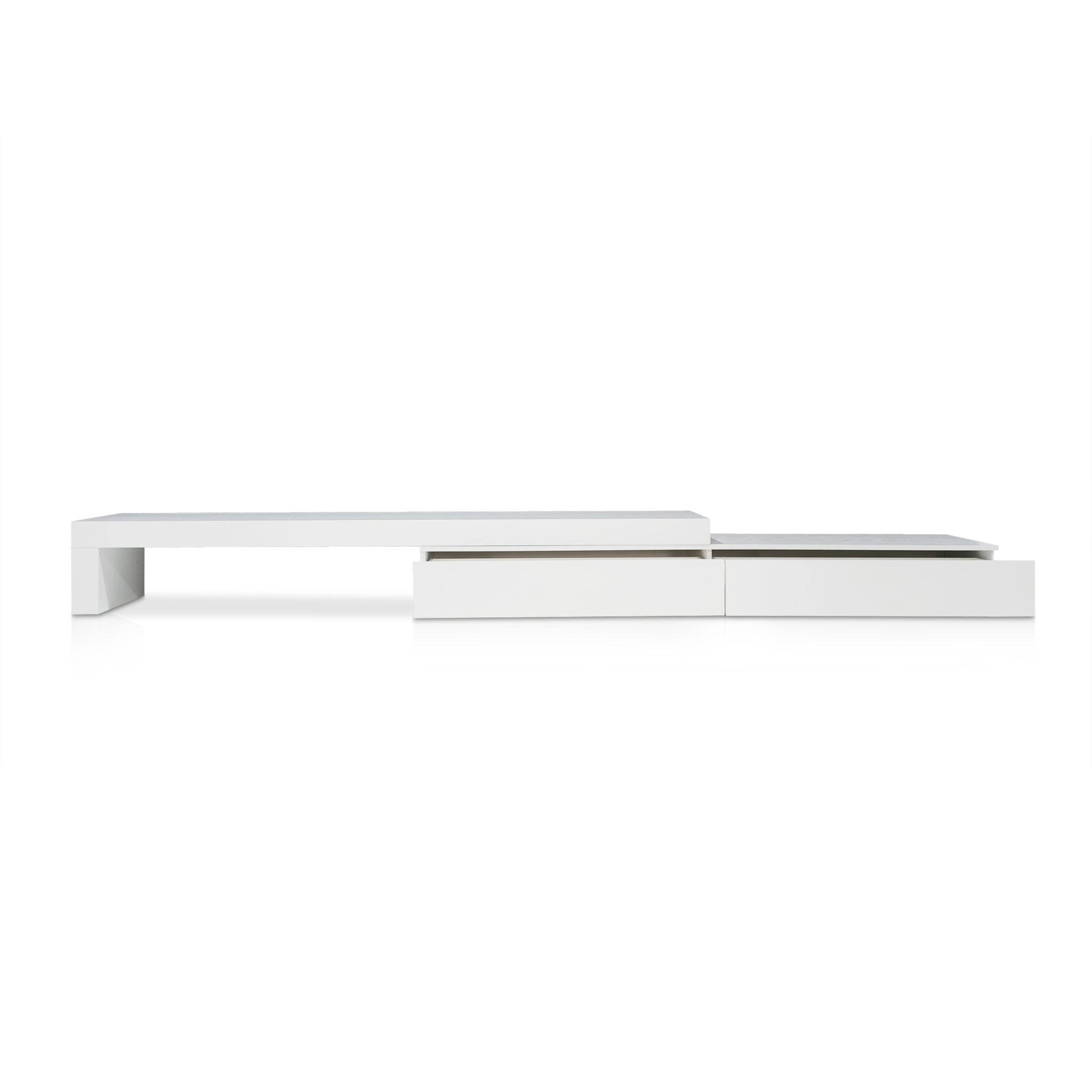 CTV10132-CN Extendable TV Entertainment Unit - White Oak-On Display At Cronulla Warehouse