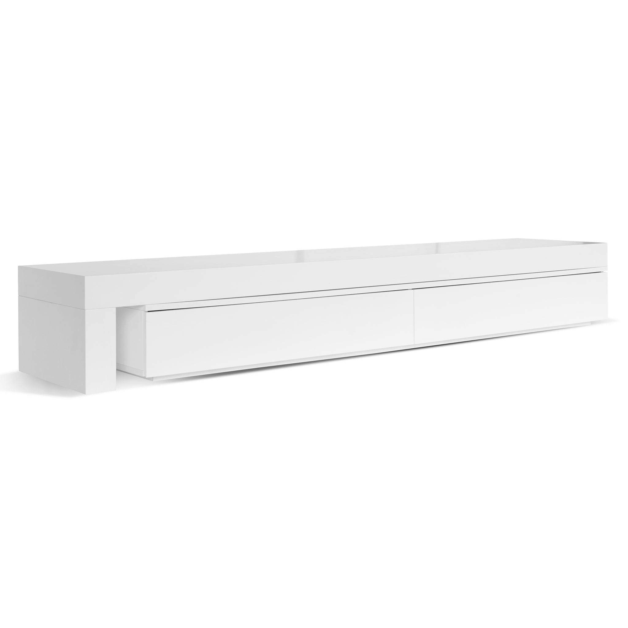 CTV10132-CN Extendable TV Entertainment Unit - White Oak-On Display At Cronulla Warehouse