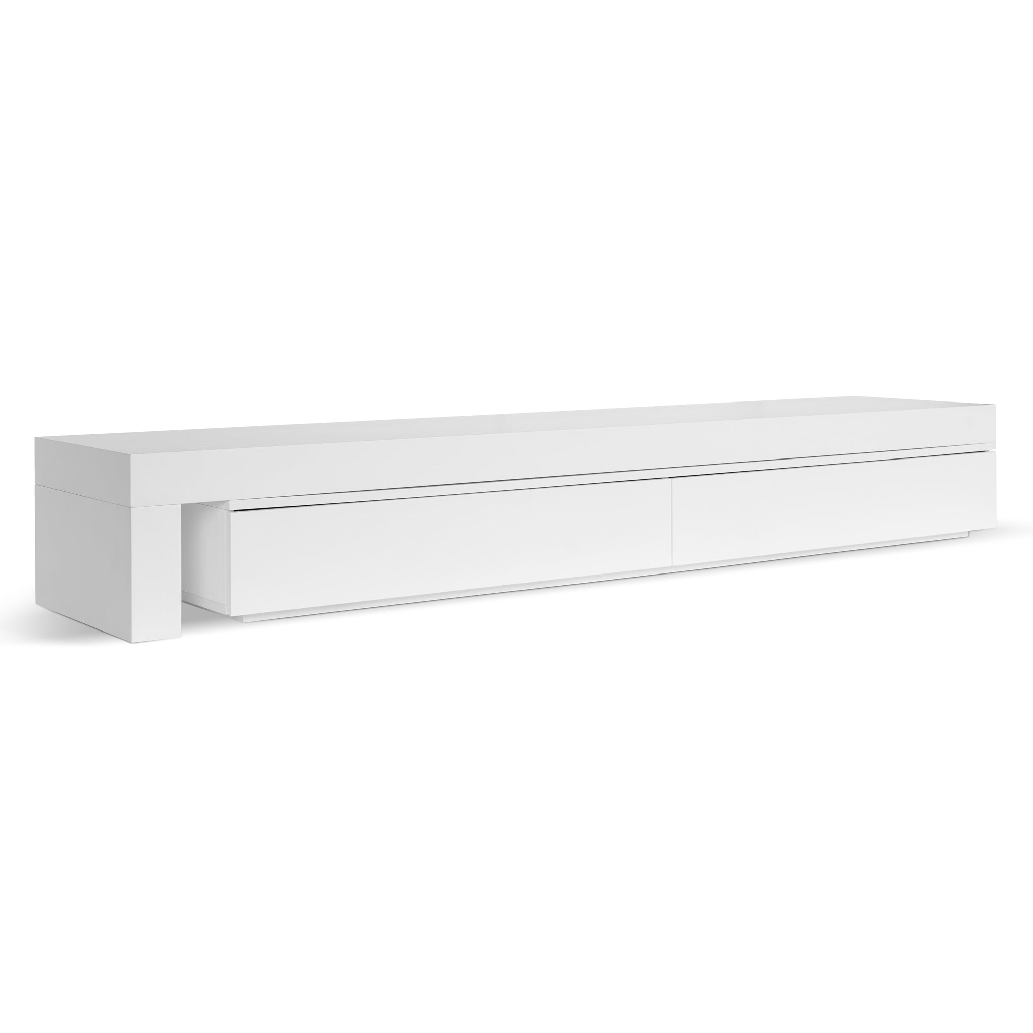 CTV10132-CN Extendable TV Entertainment Unit - White Oak-On Display At Cronulla Warehouse