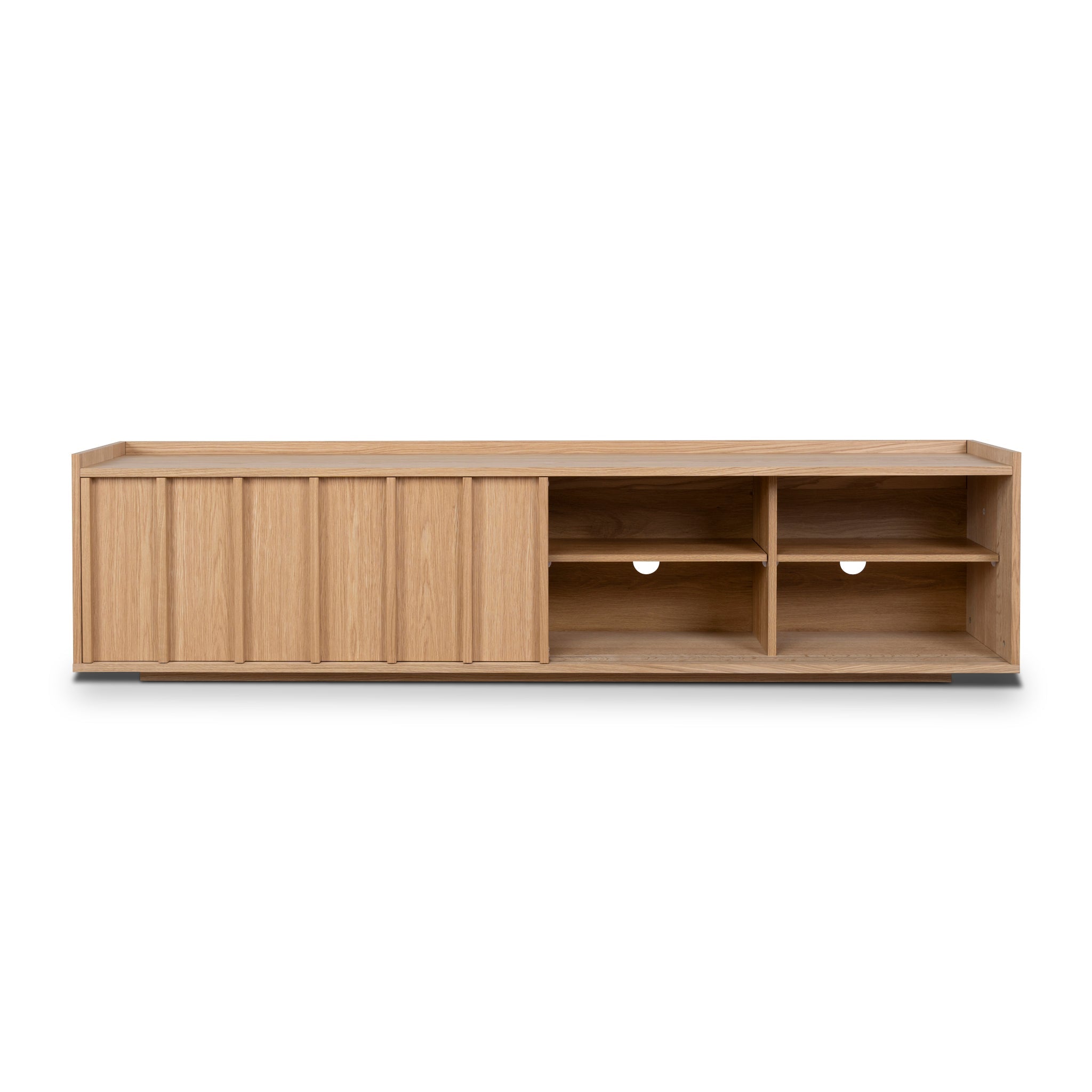 CTV10217-KD 2m Wooden TV Entertainment Unit - Natural