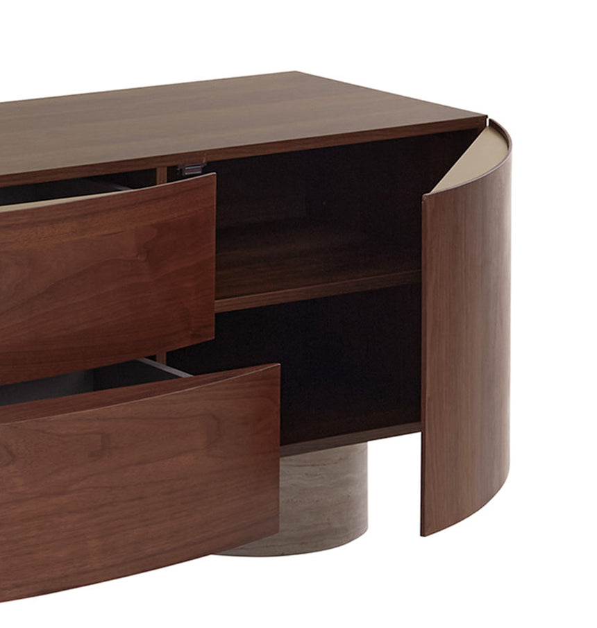 TV Entertainment Unit - Walnut