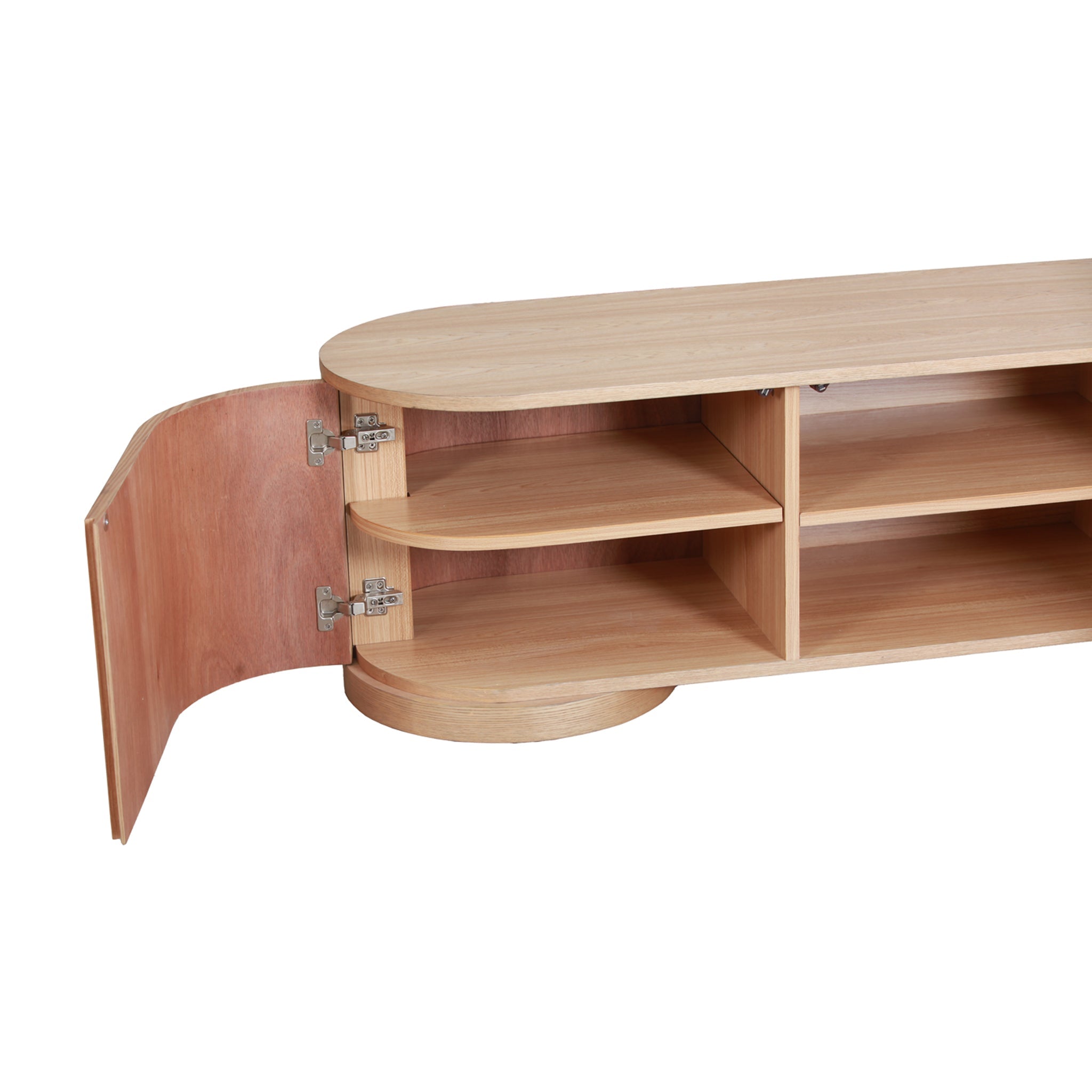 2.2m TV Entertainment Unit - Natural - Anja
