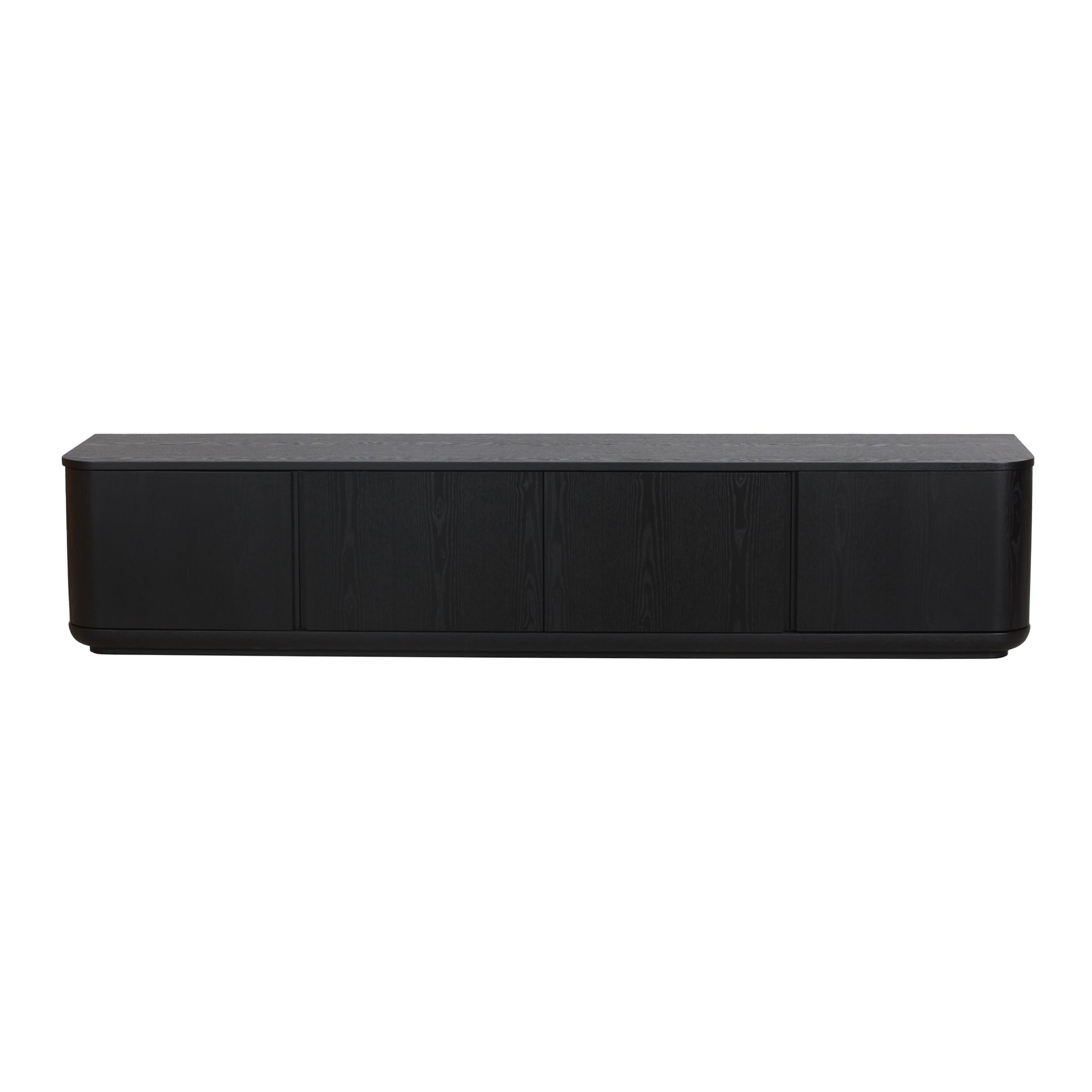 Rasmus 2.2m TV Entertainment Unit - Full Black