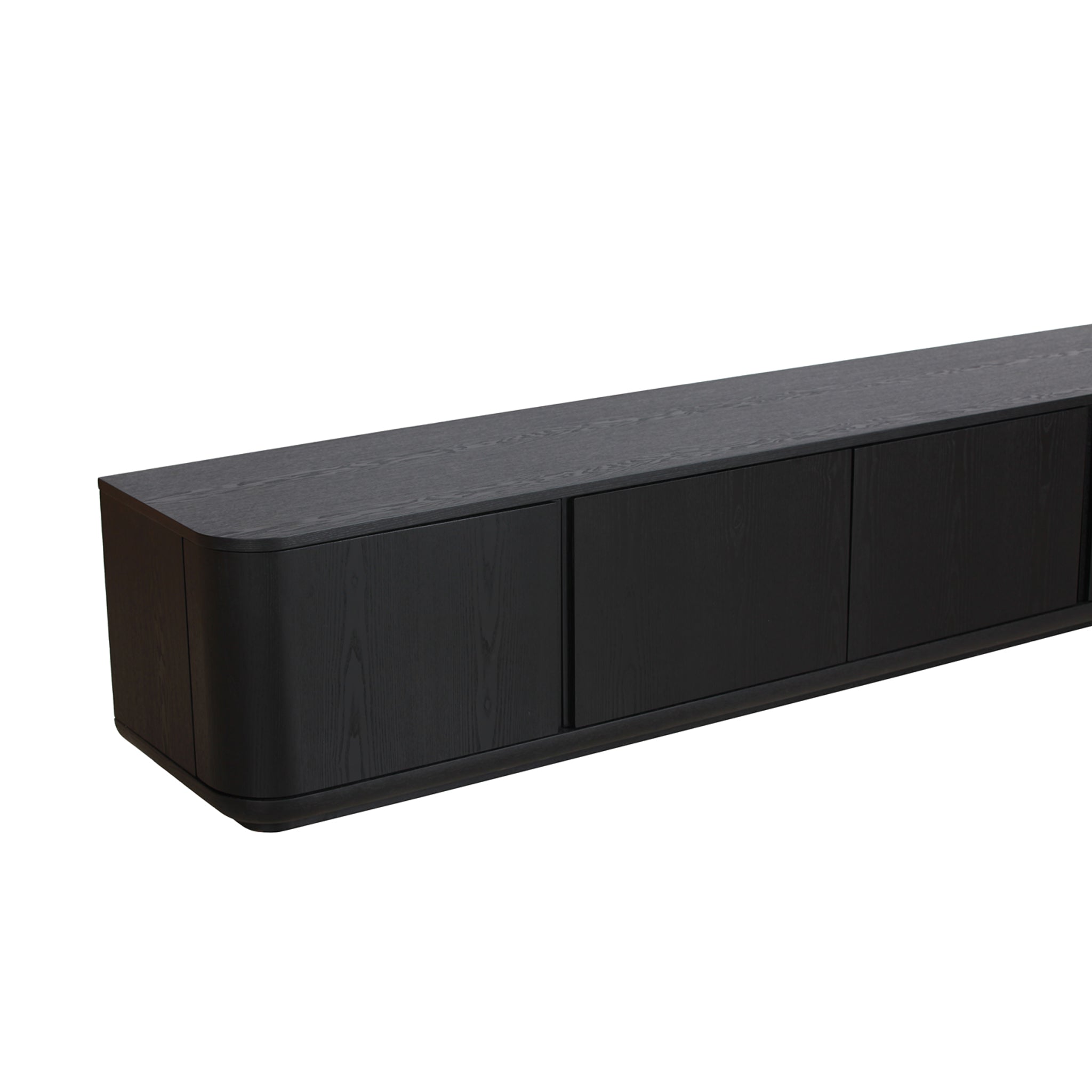 Rasmus 2.2m TV Entertainment Unit - Full Black