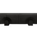 2.2m TV Entertainment Unit - Textured Espresso Black - image 5