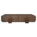 2.2m TV Entertainment Unit - Light Walnut - image 2