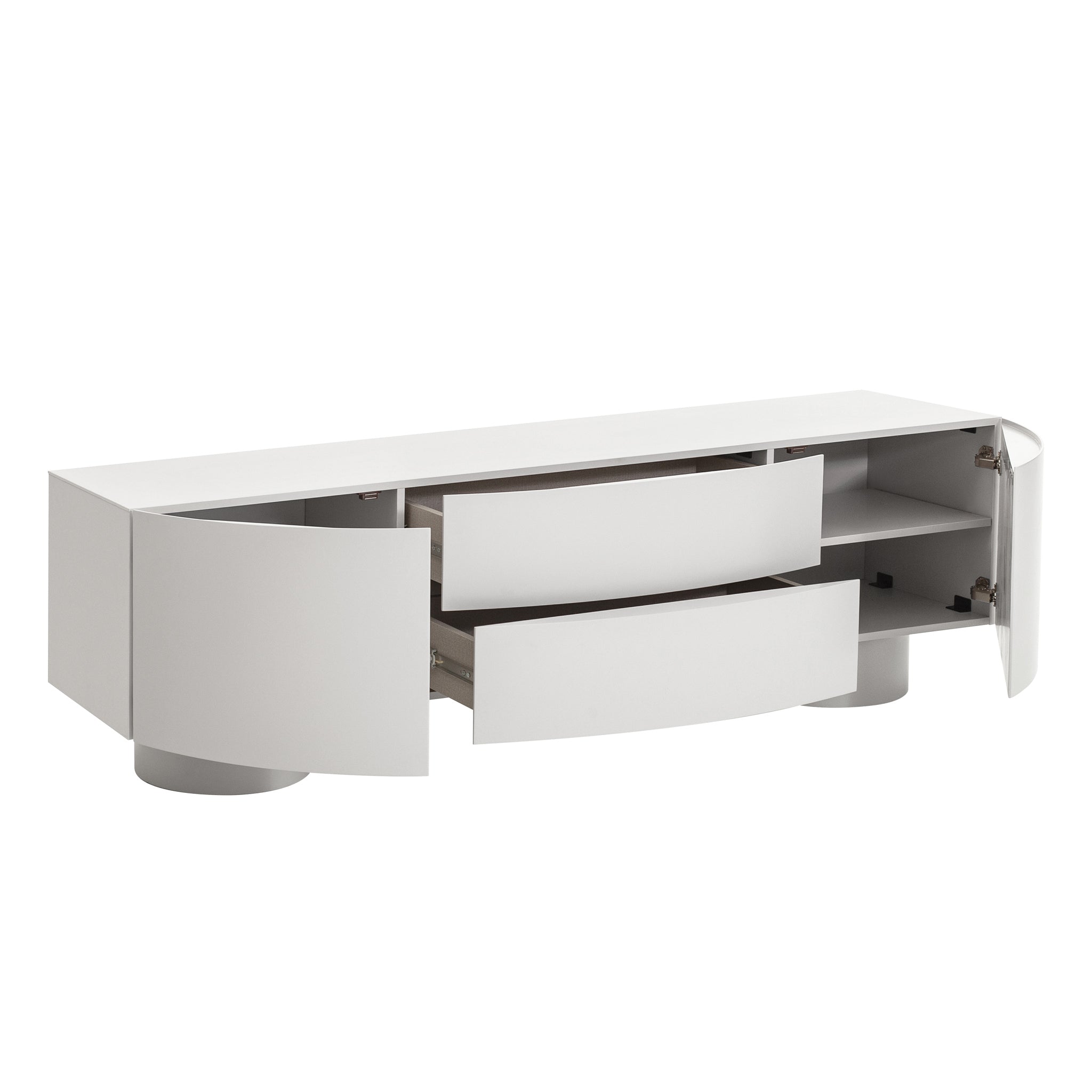 1.8m TV Entertainment Unit - Warm Grey