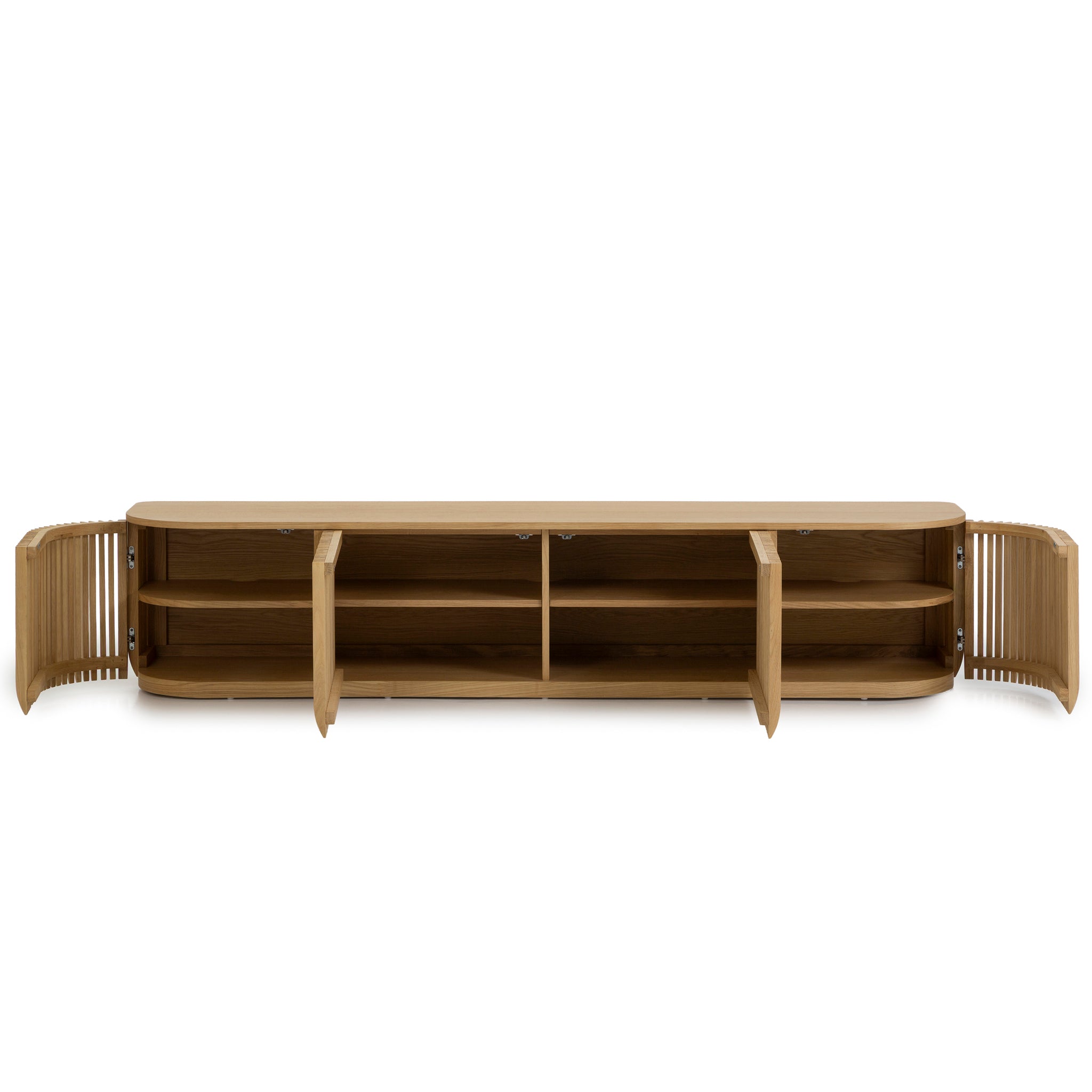 2.15m TV Entertainment Unit - Natural