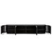 2.15m TV Entertainment Unit - Black Stain - image 3