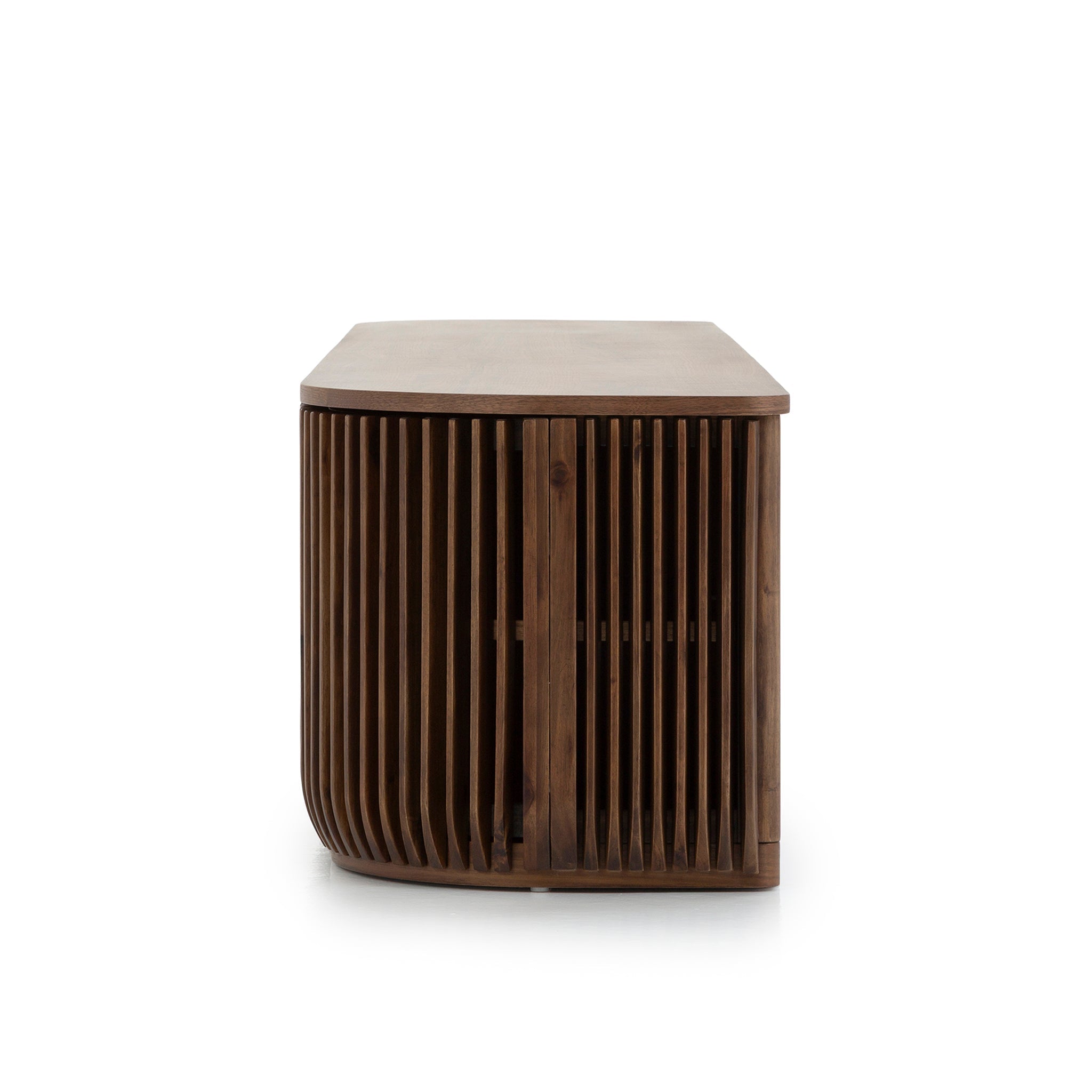 CTV10688-CU 2.15m TV Entertainment Unit - Walnut Stain