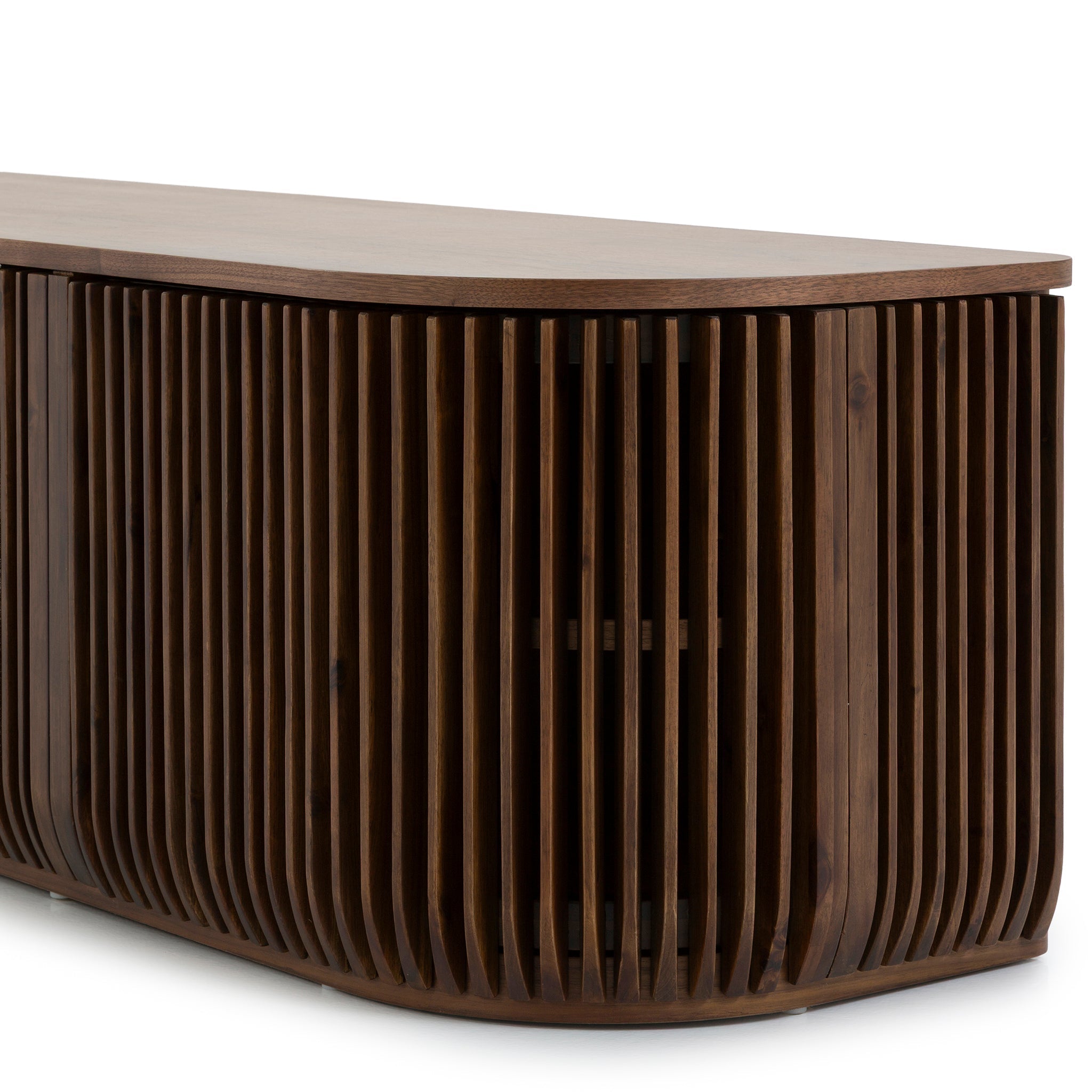 CTV10688-CU 2.15m TV Entertainment Unit - Walnut Stain