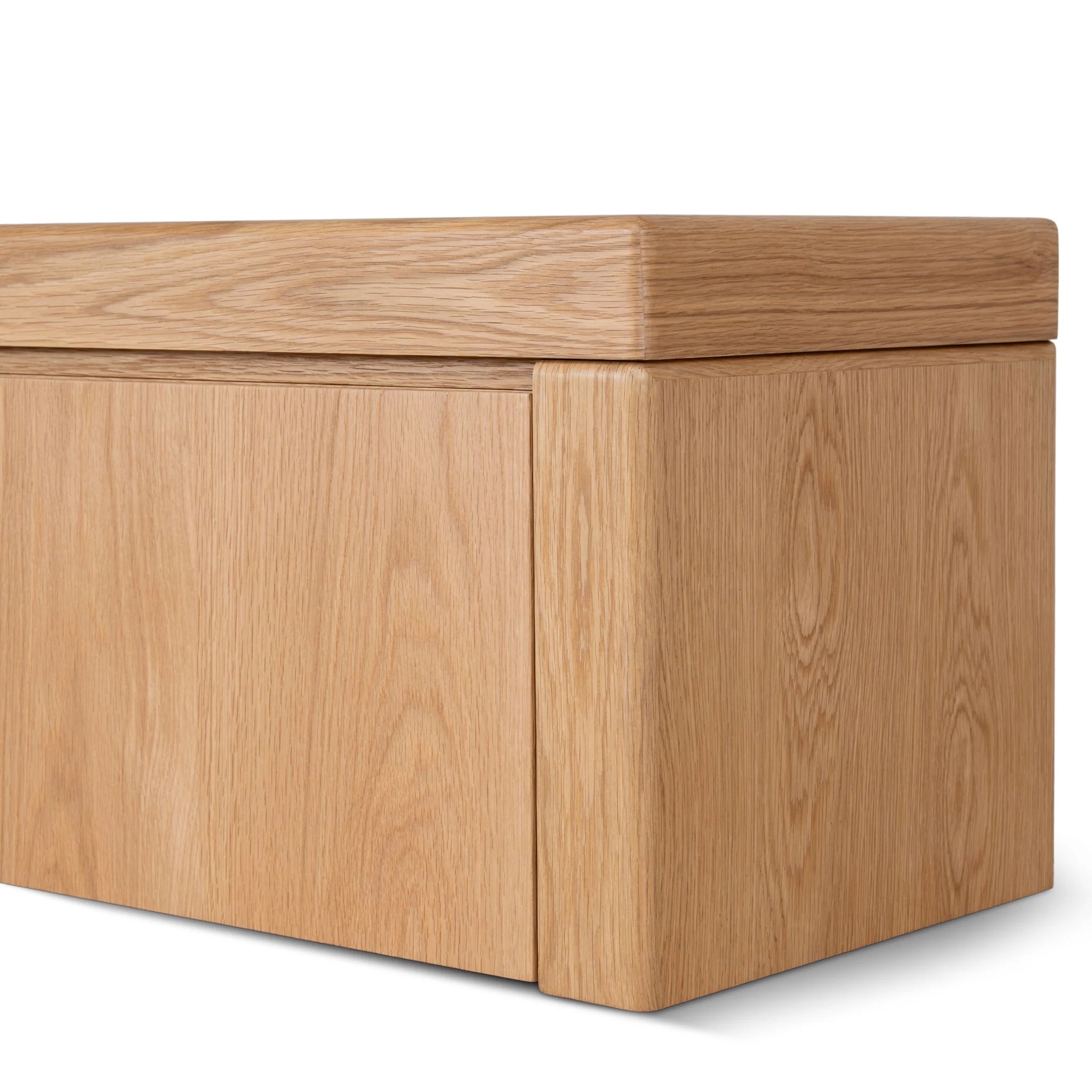 Poguvela Extendable TV Entertainment Unit - Natural Oak