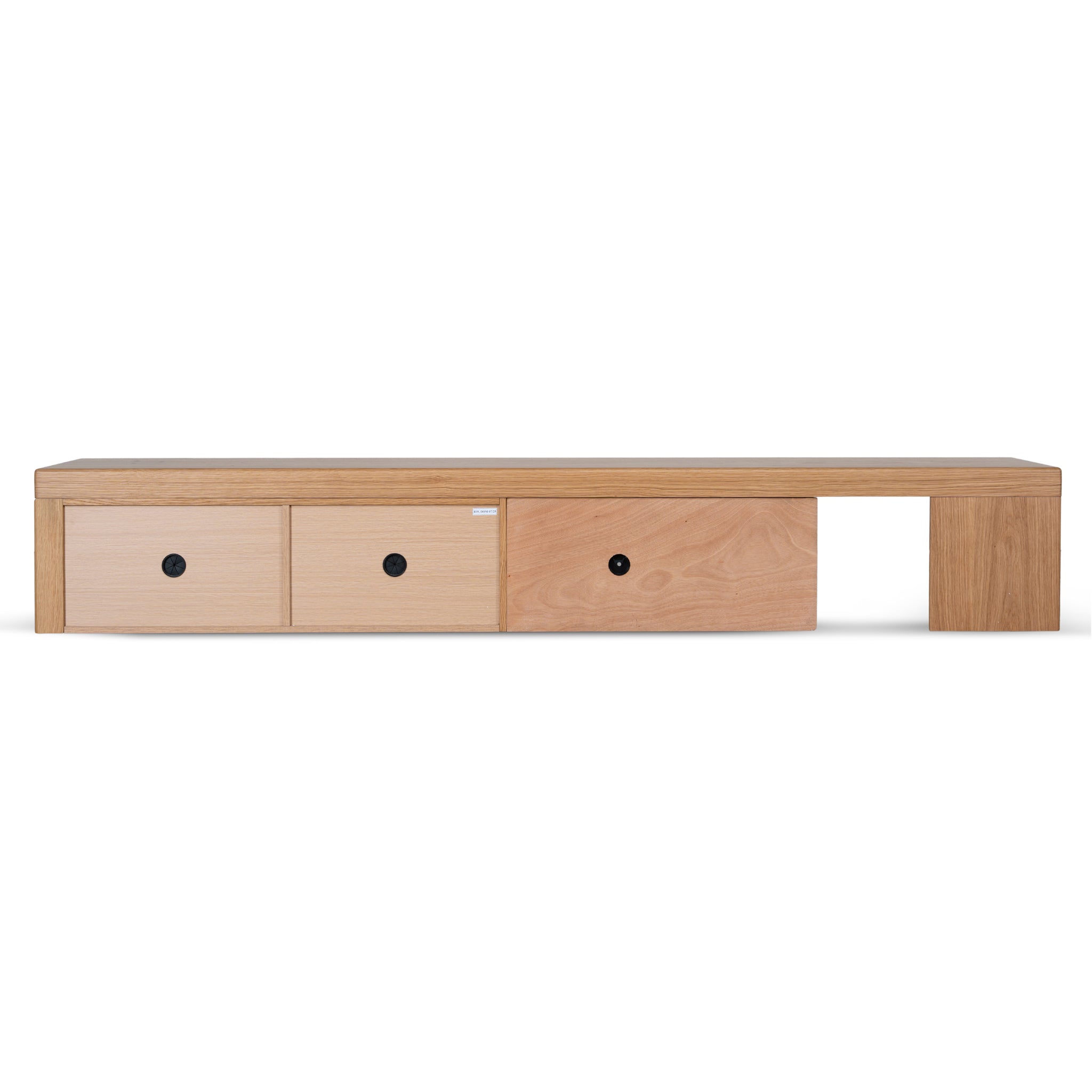 Extendable TV Entertainment Unit - Natural Oak - Ruvo