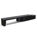 Showcasing Veguta Extendable TV Entertainment Unit - Black Oak TV10948-CN TV Entertainment Unit by Calibre Furniturs