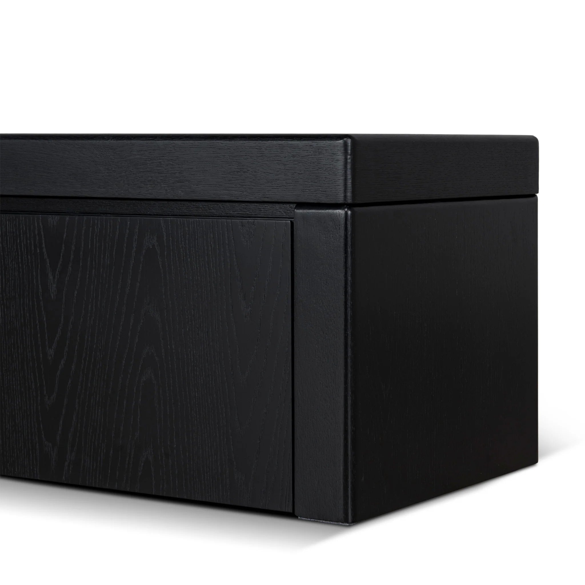 Veguta Extendable TV Entertainment Unit - Black Oak