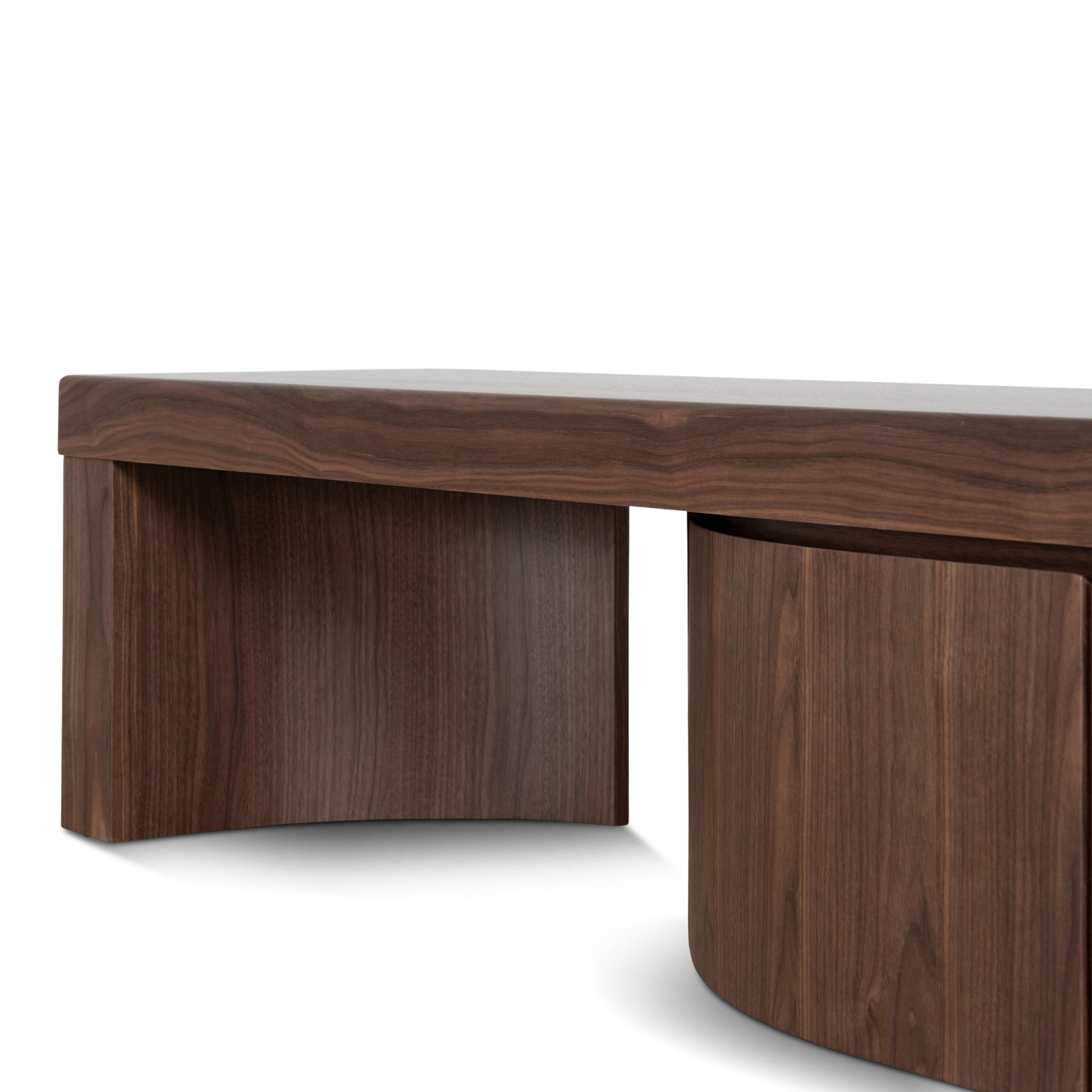 Extendable TV Entertainment Unit - Walnut - Ruvo