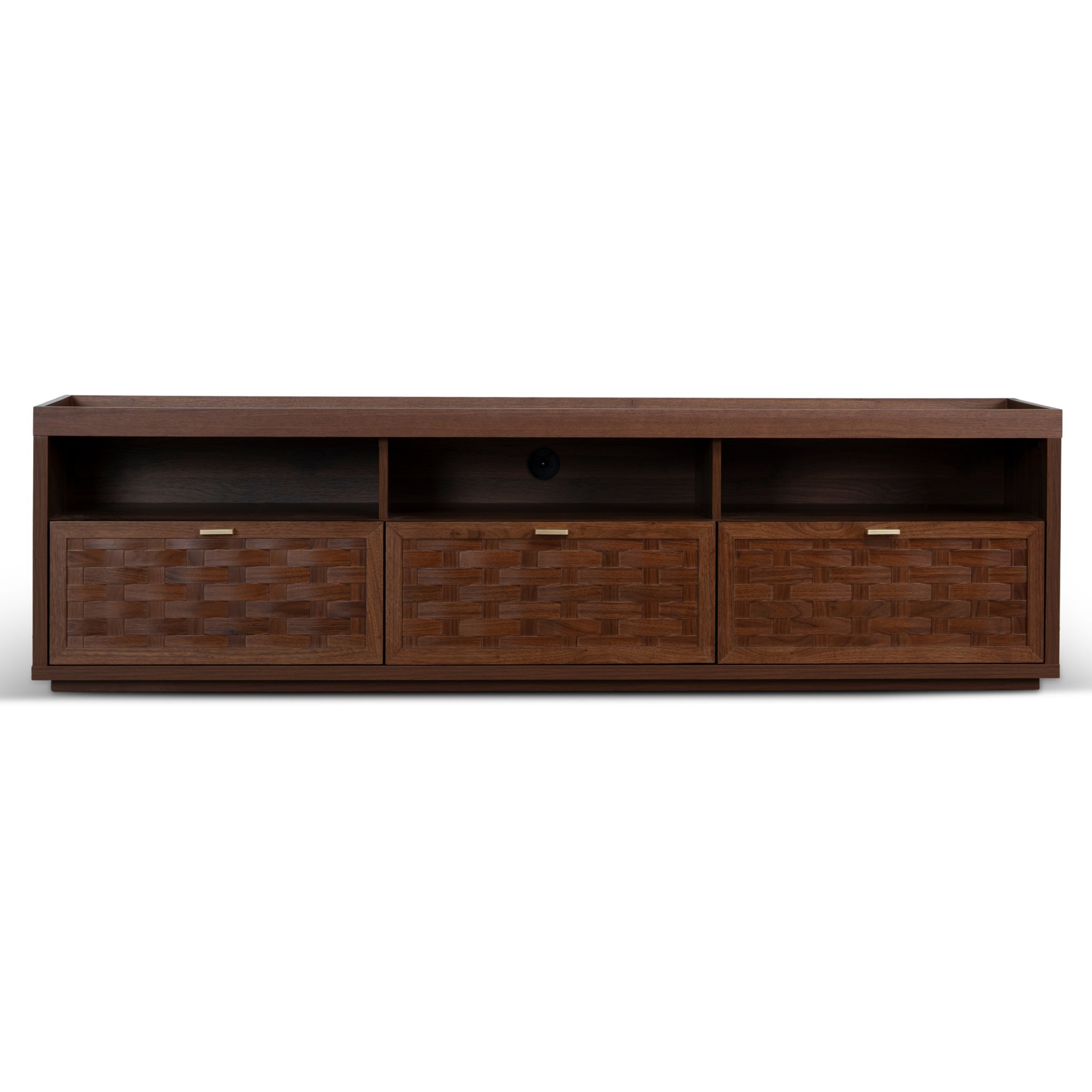 1.8m TV Entertainment Unit - Walnut - Varenna