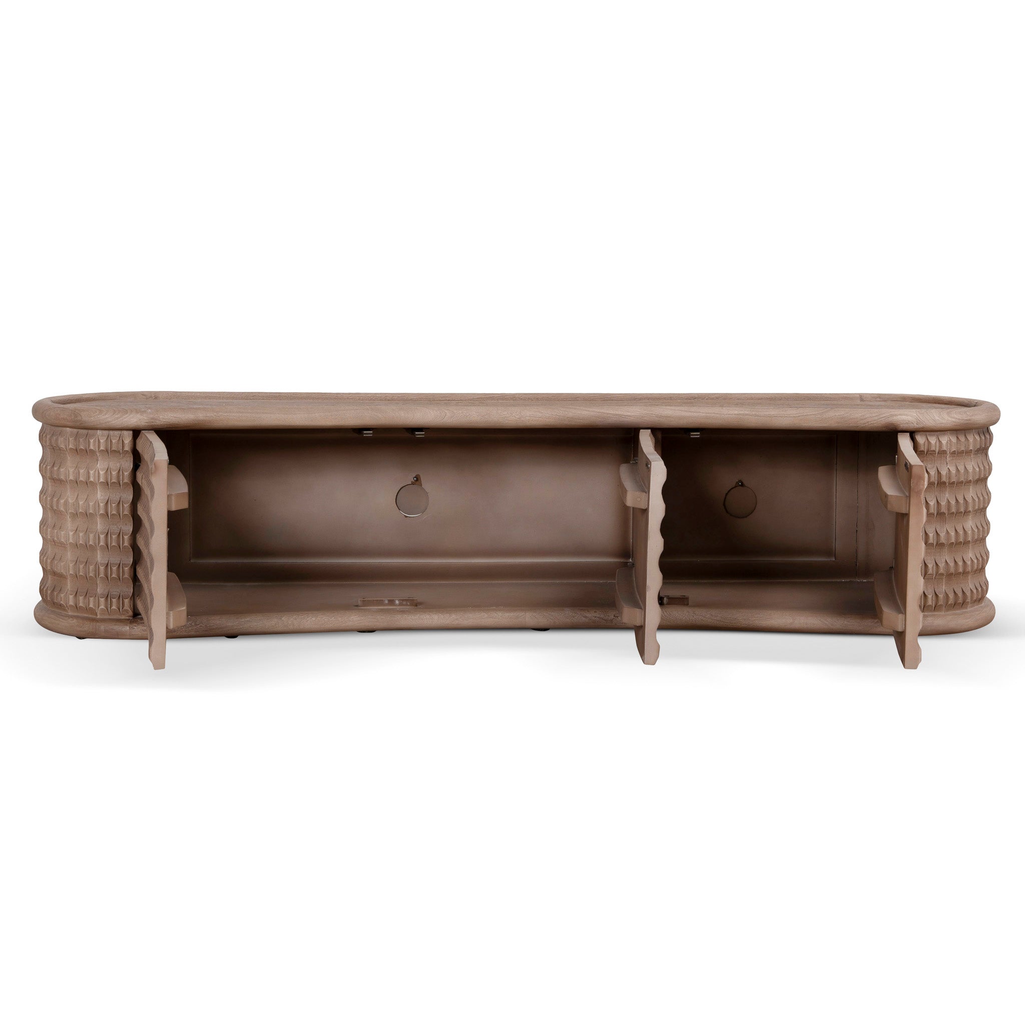 1.8m TV Entertainment Unit - Sandrift Natural