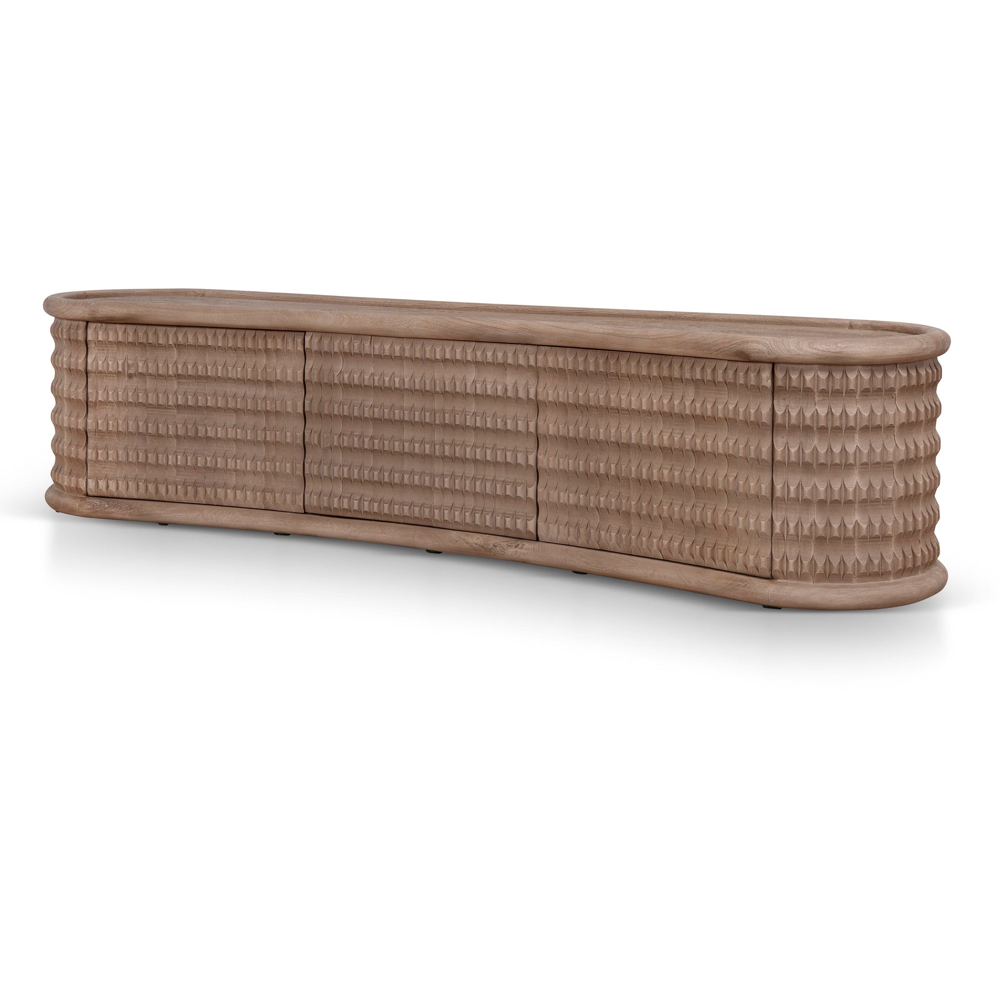 1.8m TV Entertainment Unit - Sandrift Natural