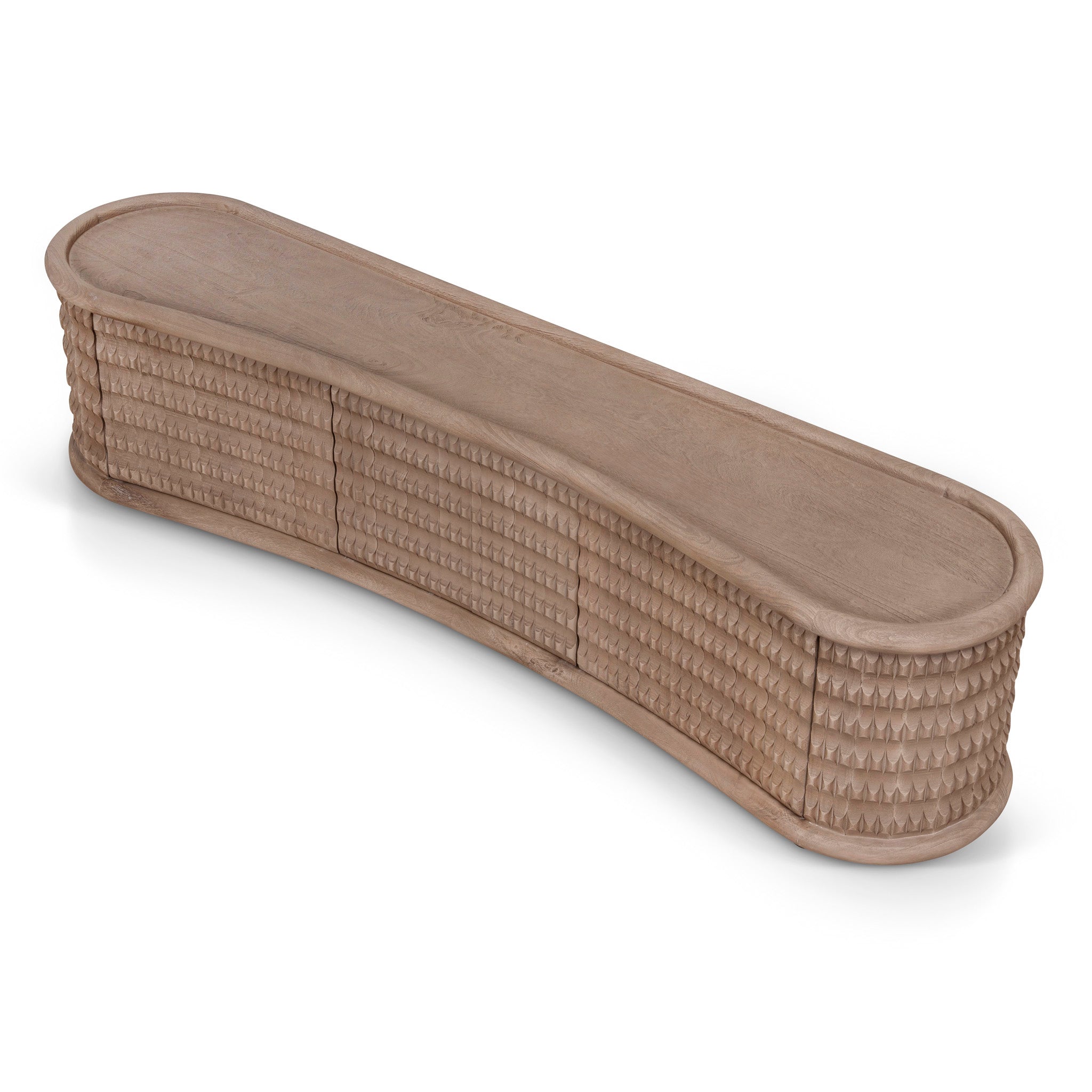 1.8m TV Entertainment Unit - Sandrift Natural
