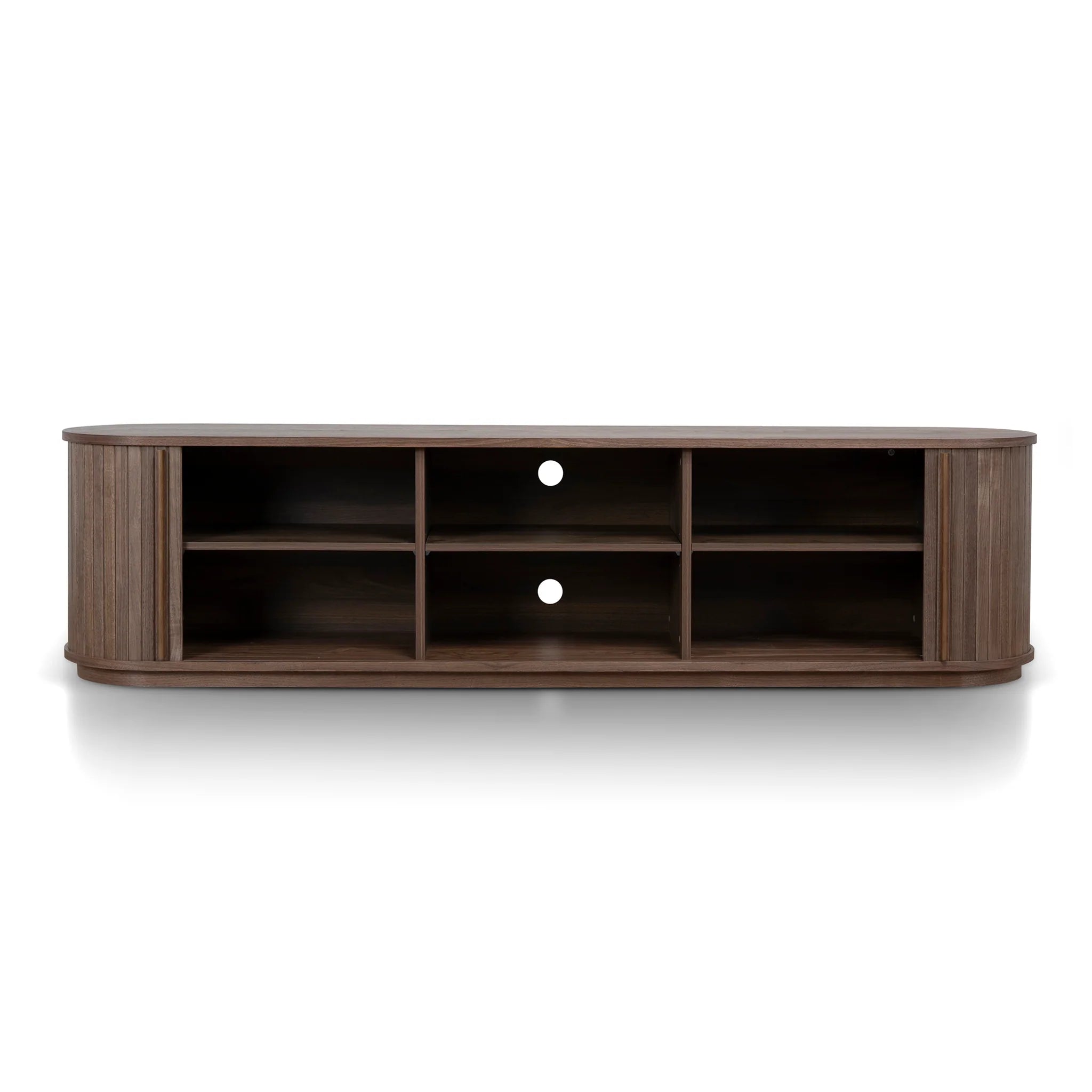 Showcasing Mobelora 2m TV Entertainment Unit - Walnut TV12264-KD TV Entertainment Unit by Calibre Furniturs