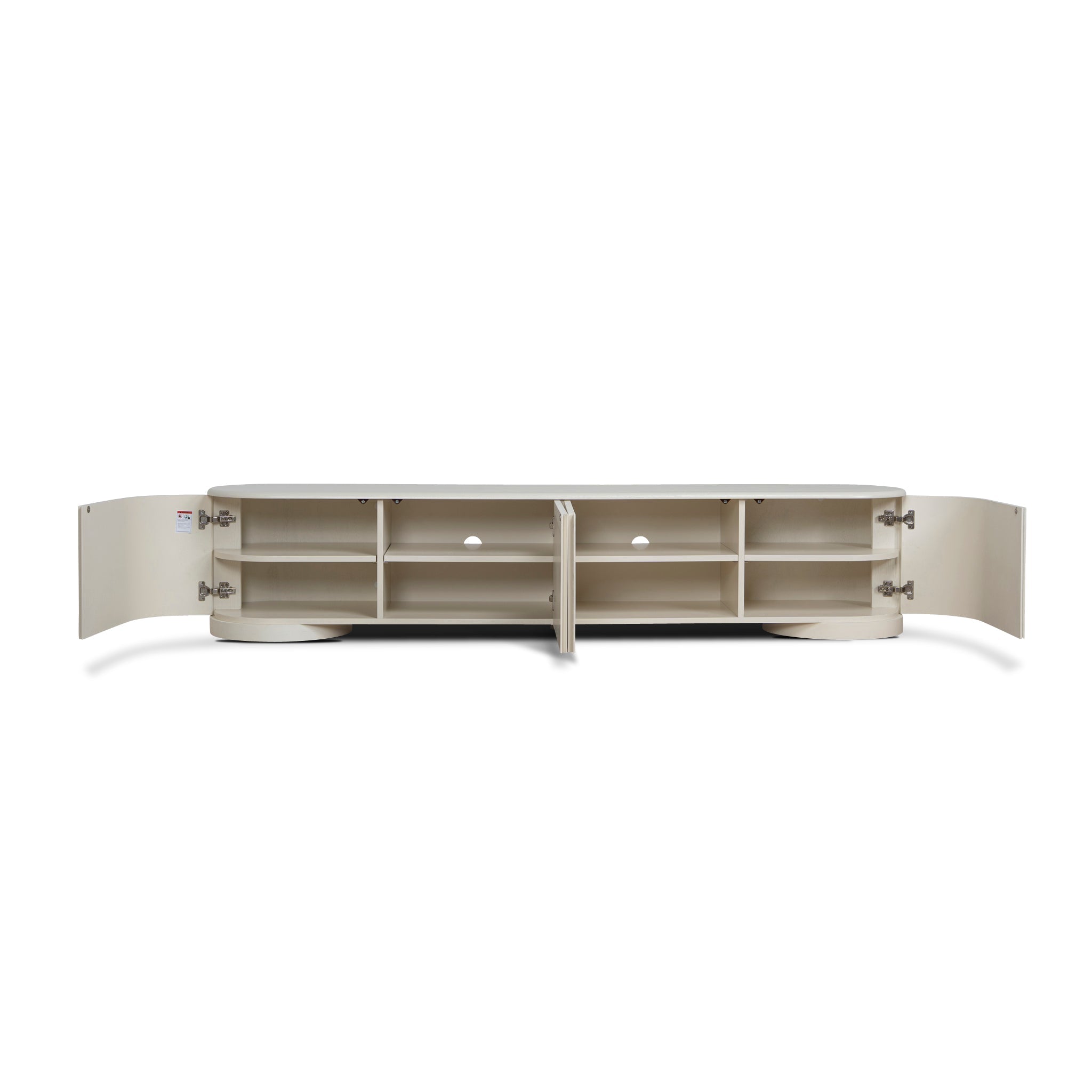 CTV12266-DW 2.2m TV Entertainment Unit -  Ivory Oat