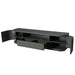 2m Veneer Top Entertainment TV Unit - Sage Green - image 4