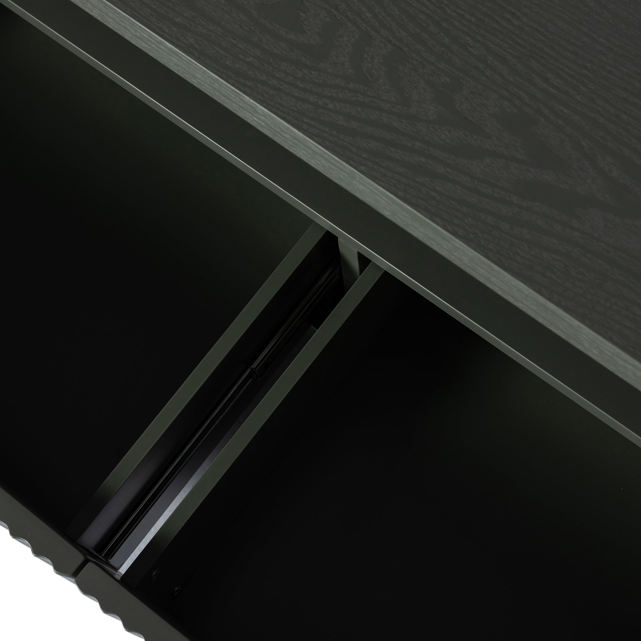 2m Veneer Top Entertainment TV Unit - Sage Green - image 7