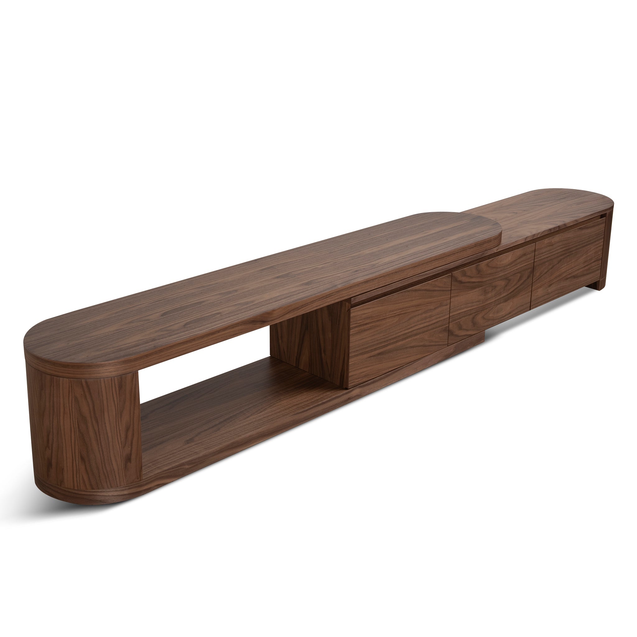 CTV12277-CN Extendable TV Entertainment Unit - Walnut