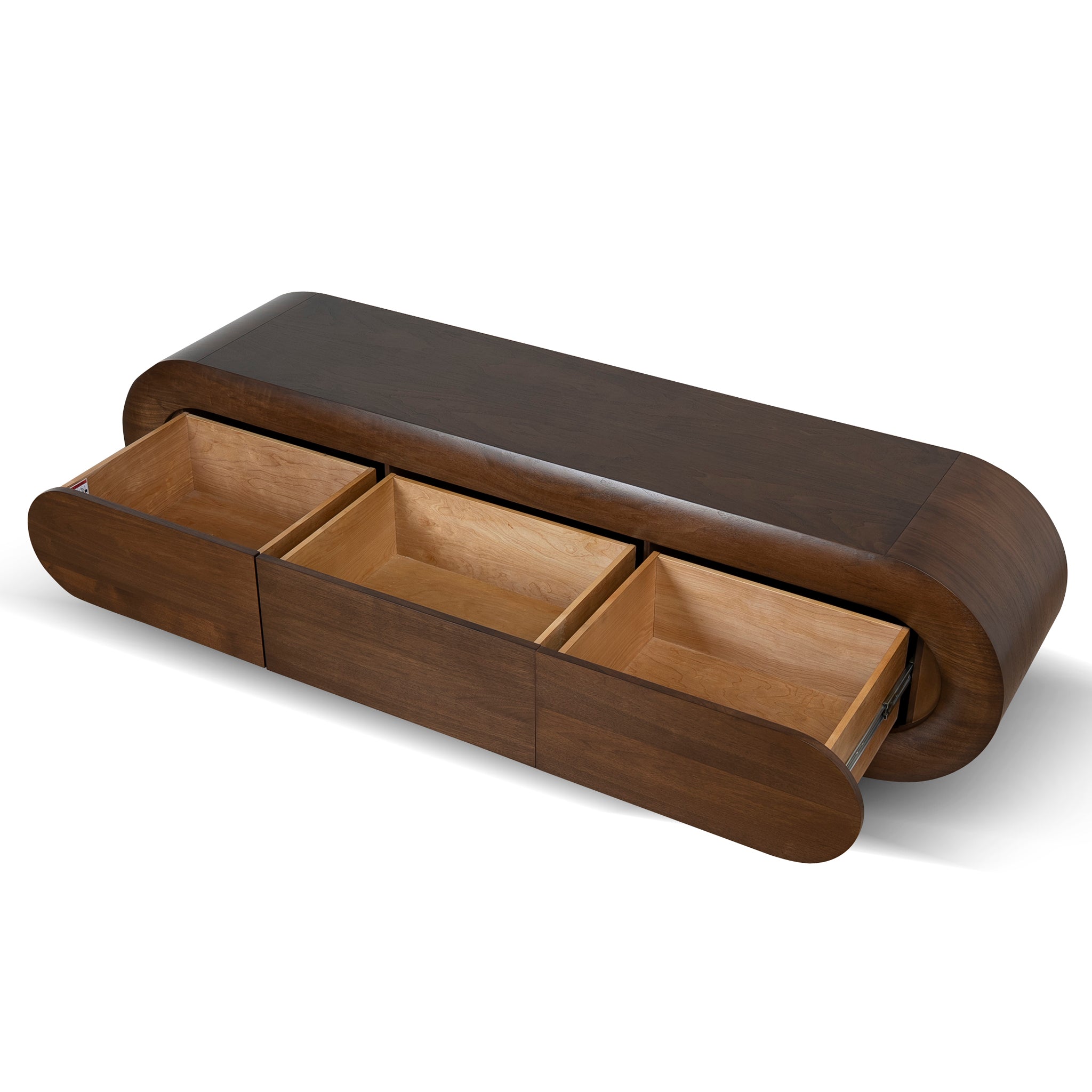 CTV12348-VA 2m TV Entertainment Unit - Natural Walnut