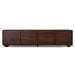 Showcasing Datoria 2.2m TV Entertainment Unit - Walnut TV12353-AW TV Entertainment Unit by Calibre Furniturs