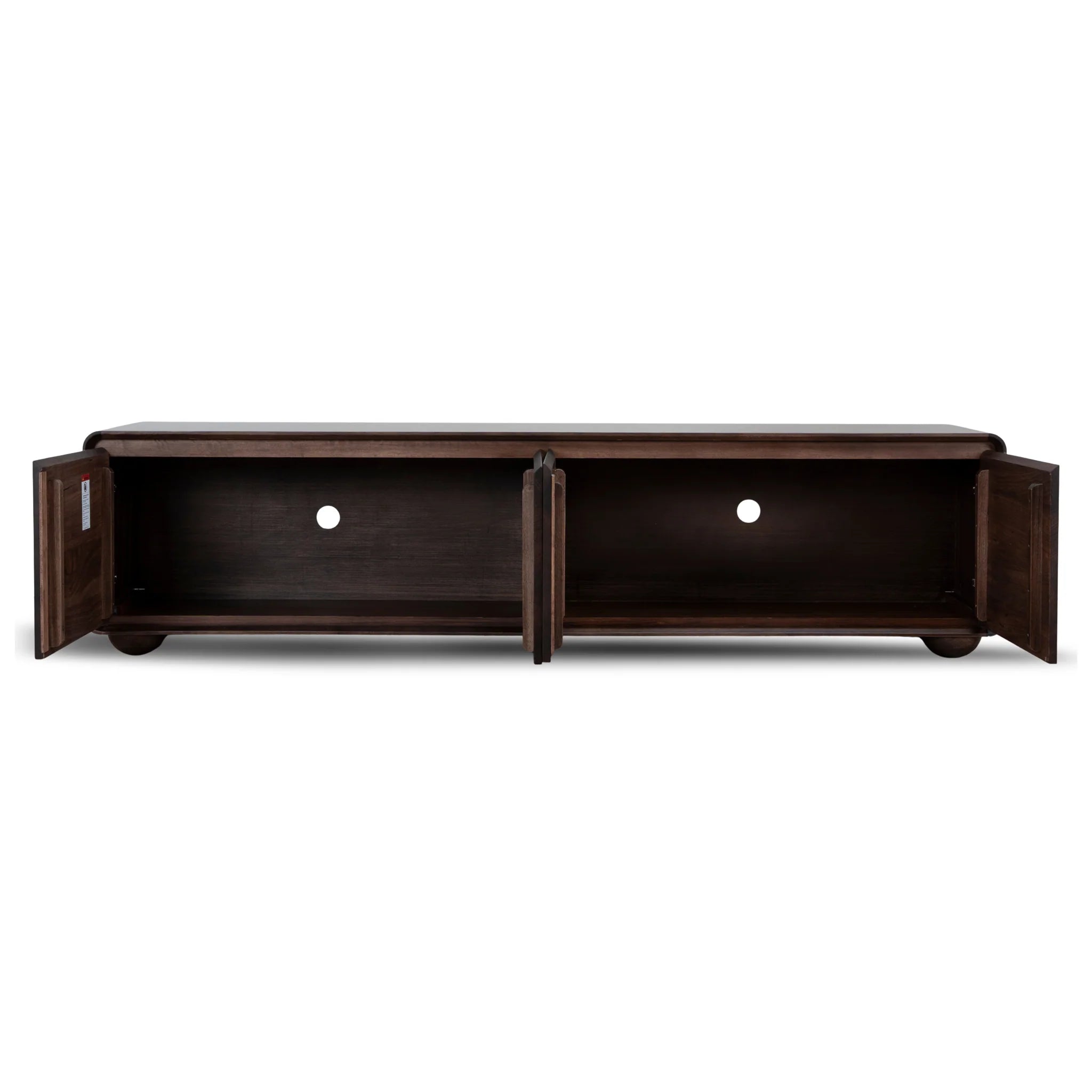 Showcasing Datoria 2.2m TV Entertainment Unit - Walnut TV12353-AW TV Entertainment Unit by Calibre Furniturs