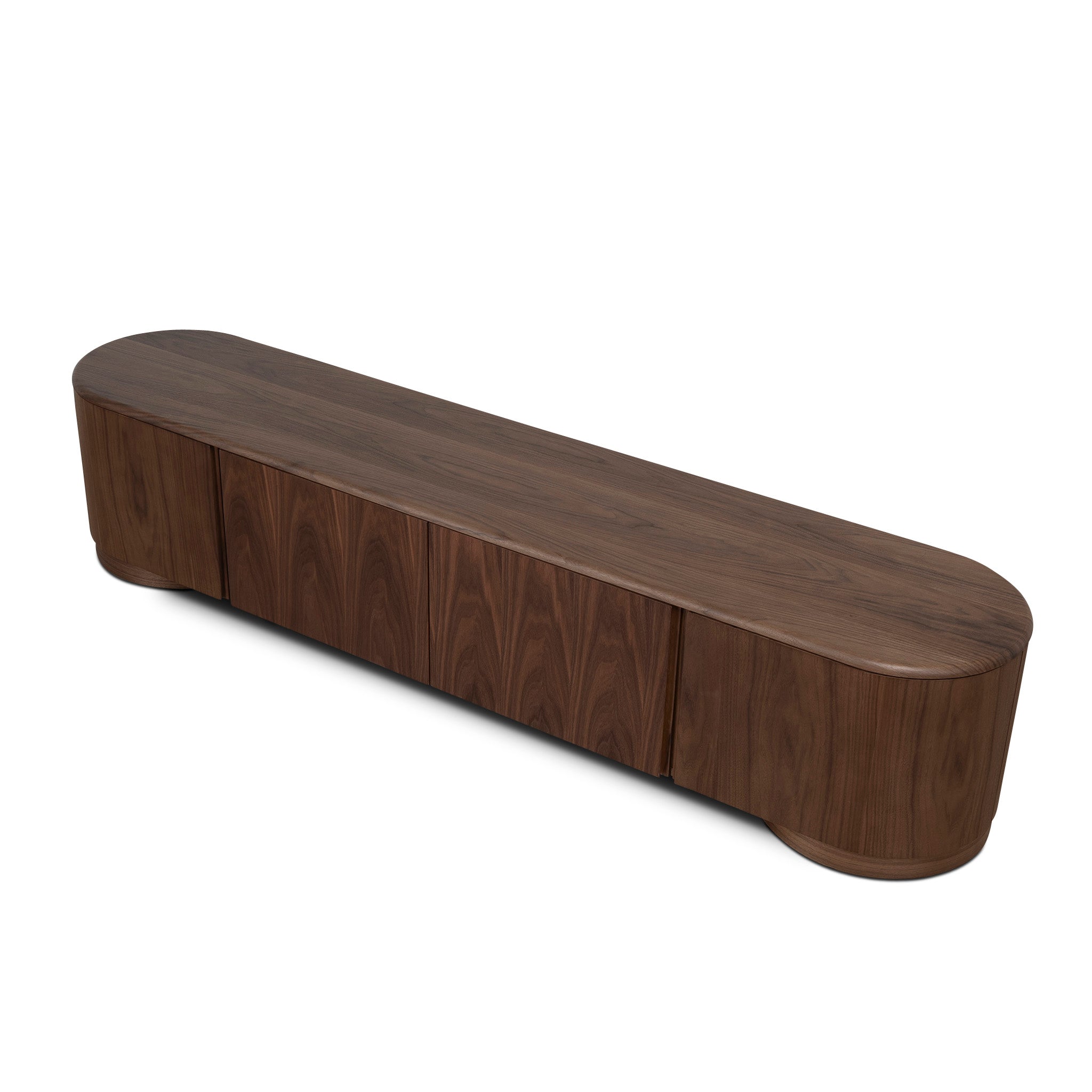 CTV12396-DW 2.2m TV Entertainment Unit - Walnut