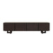 2.4m TV Unit - Dark Brown - image 2