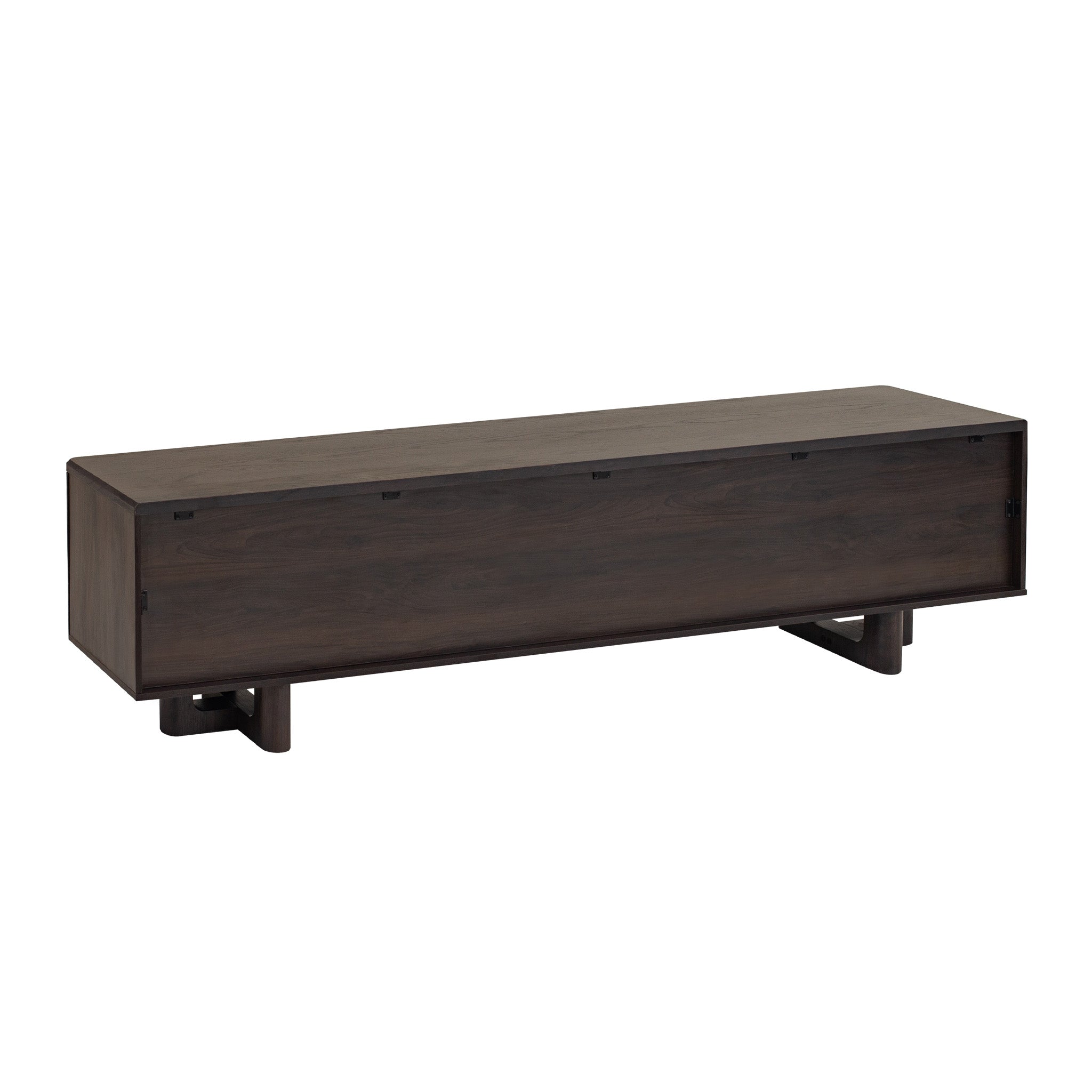 2.4m TV Unit - Dark Brown - image 5