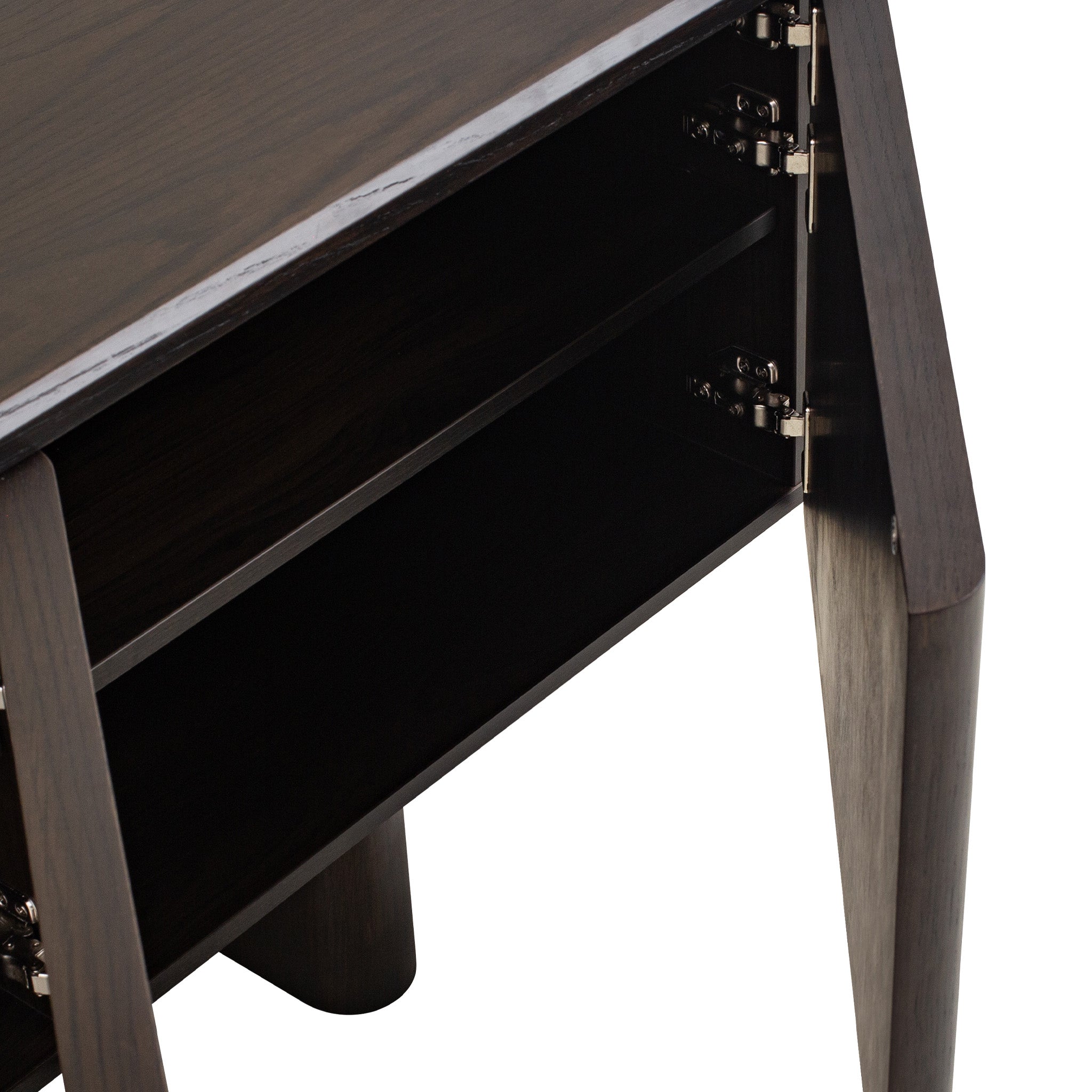 2.4m TV Unit - Dark Brown - image 9