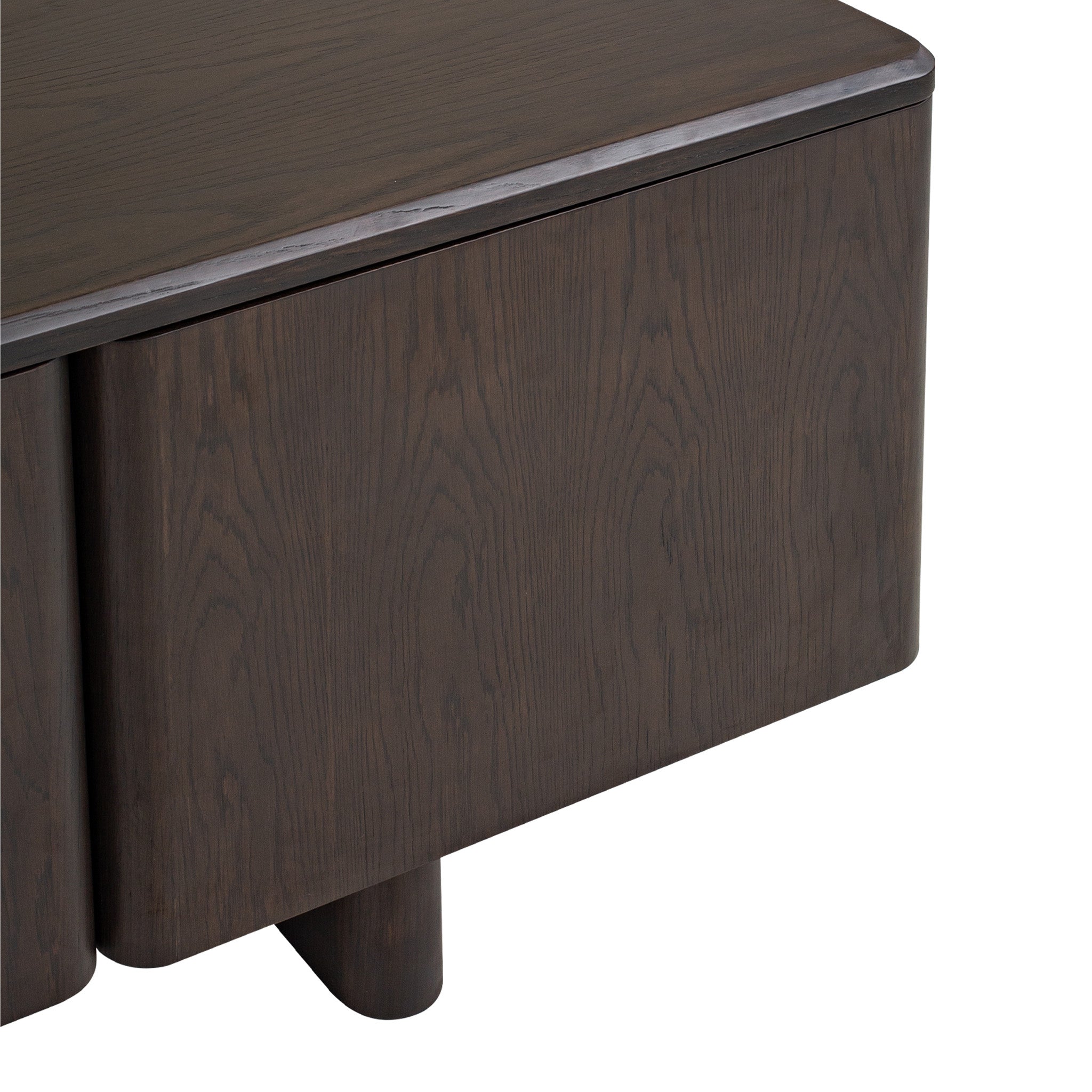 2.4m TV Unit - Dark Brown - image 6