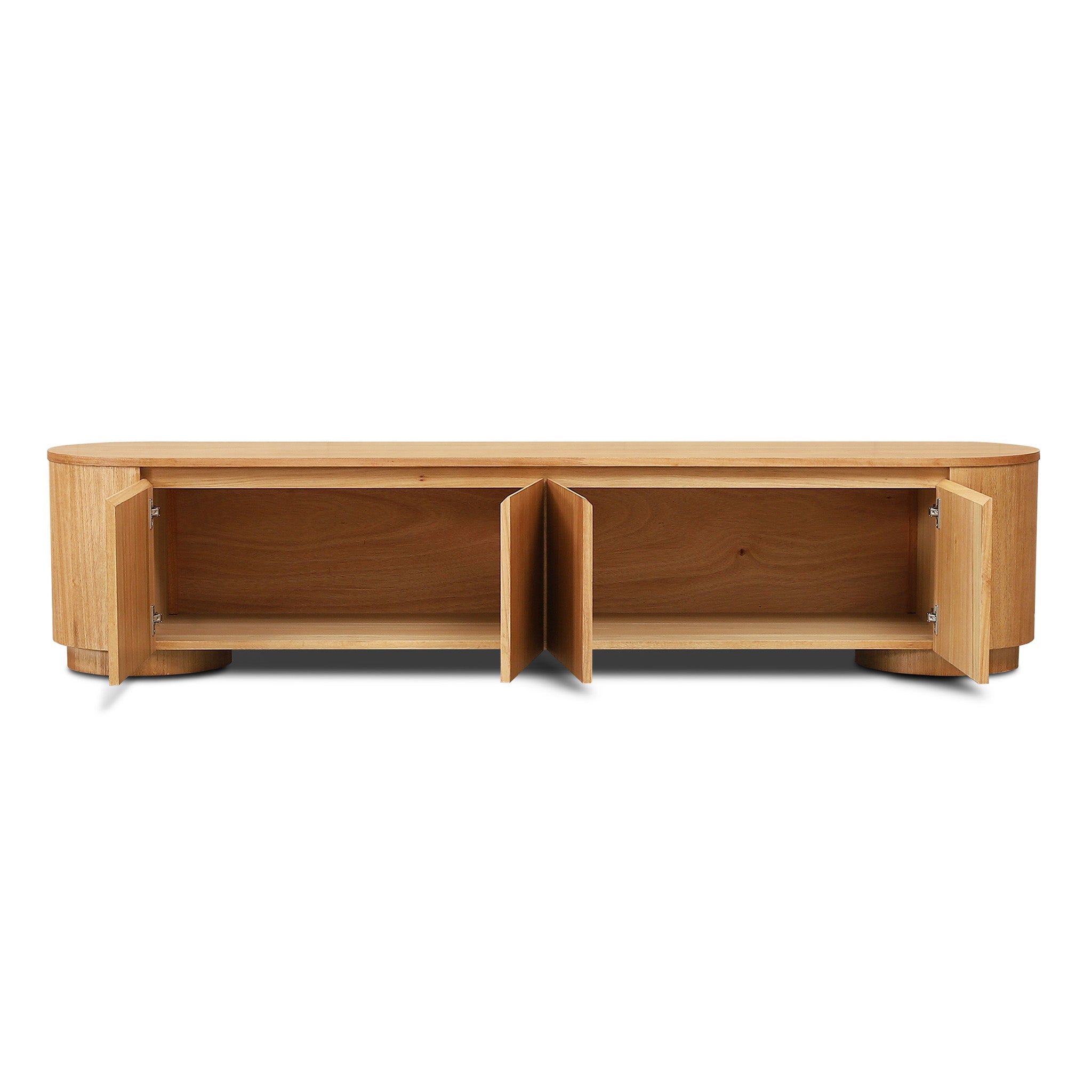 CTV12634-MA 2.1m Tassie Oak TV Entertainment Unit - Natural
