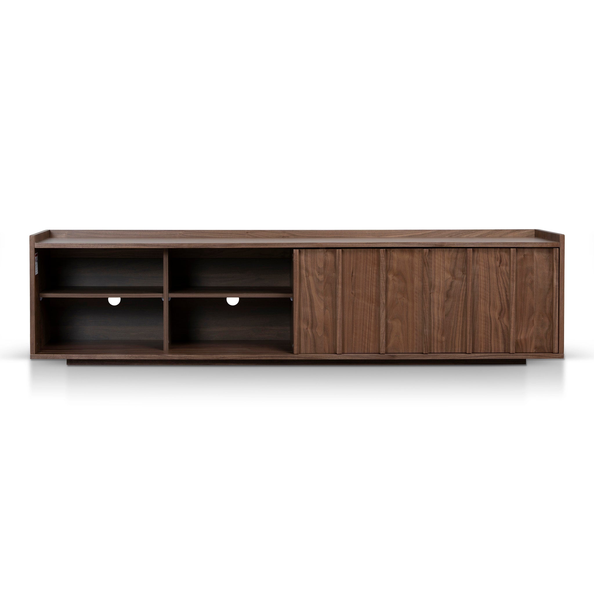 CTV12692-KD 2m Wooden TV Entertainment Unit - Walnut