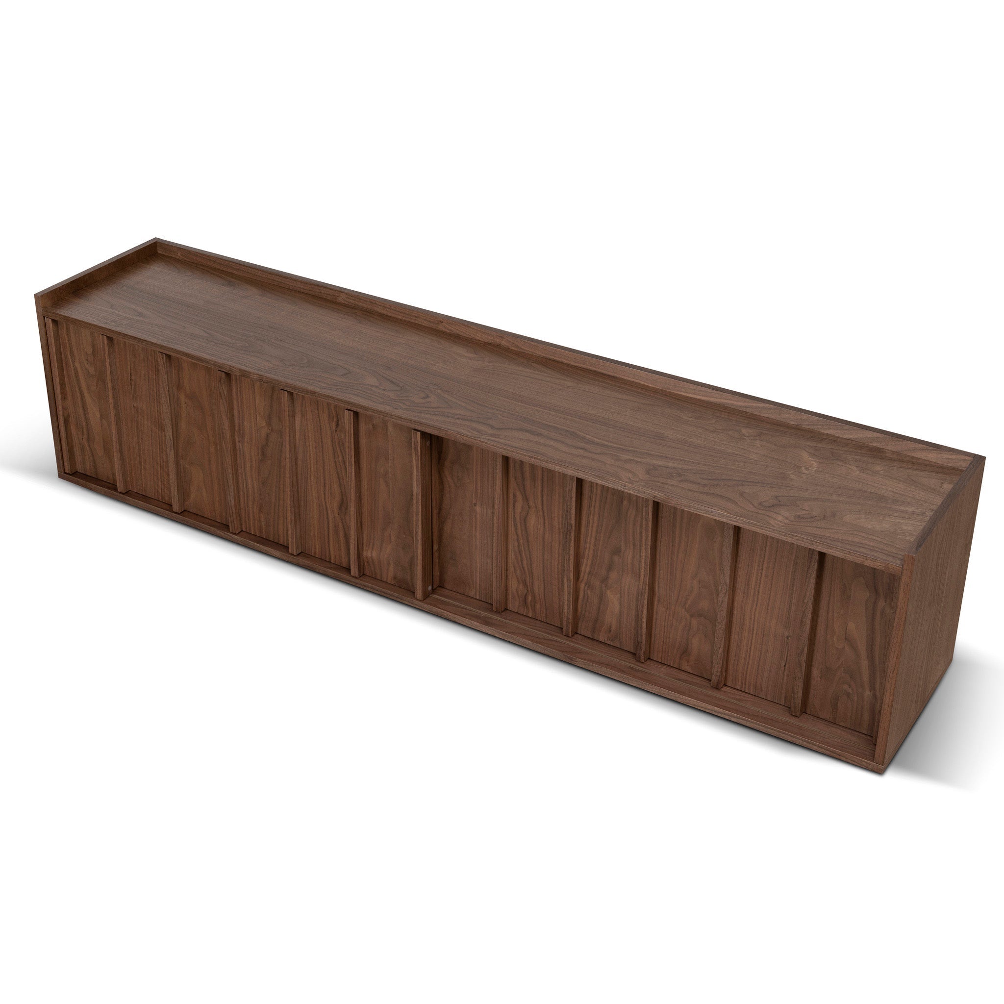 CTV12692-KD 2m Wooden TV Entertainment Unit - Walnut