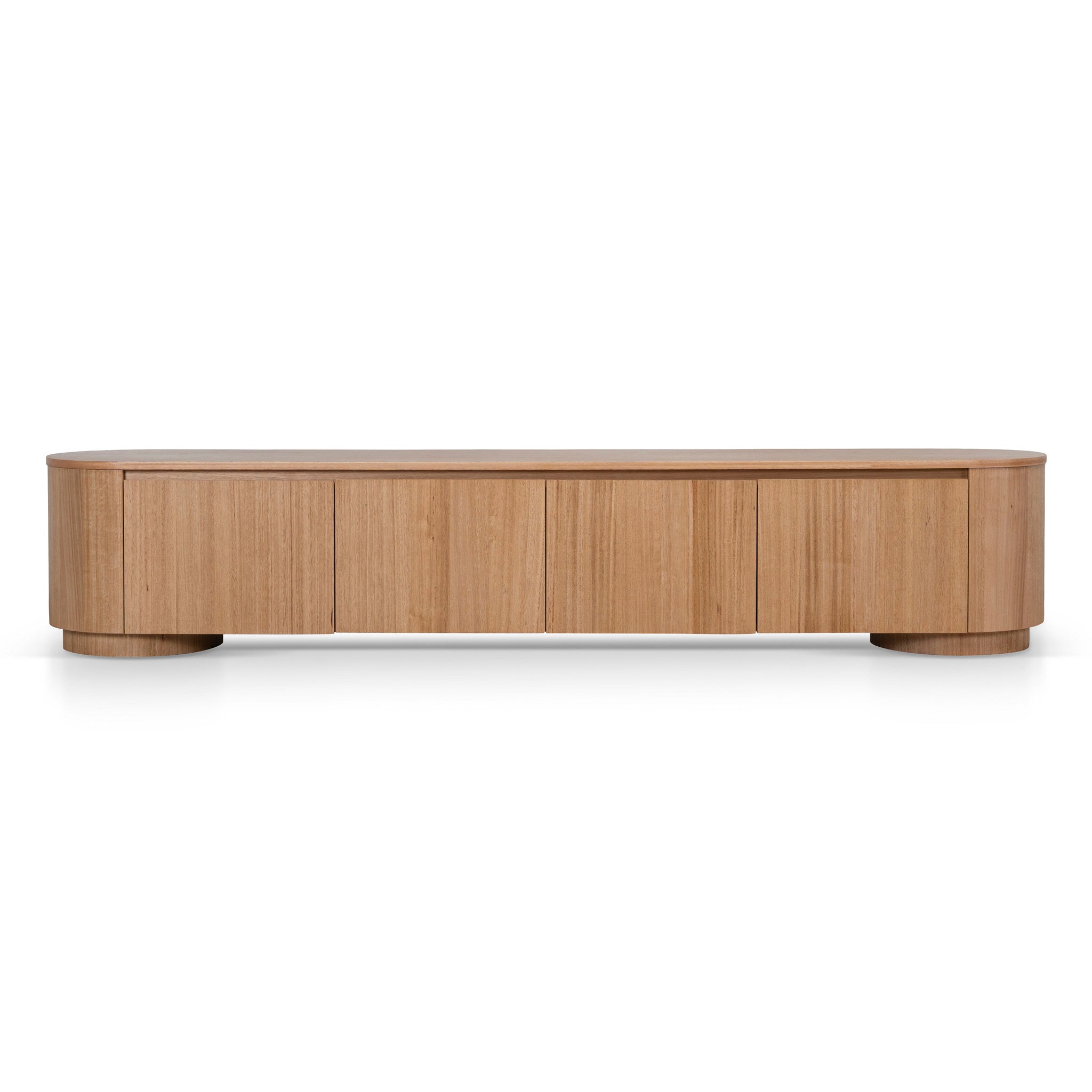 CTV12697-MA 2.4m Tassie Oak TV Entertainment Unit - Natural