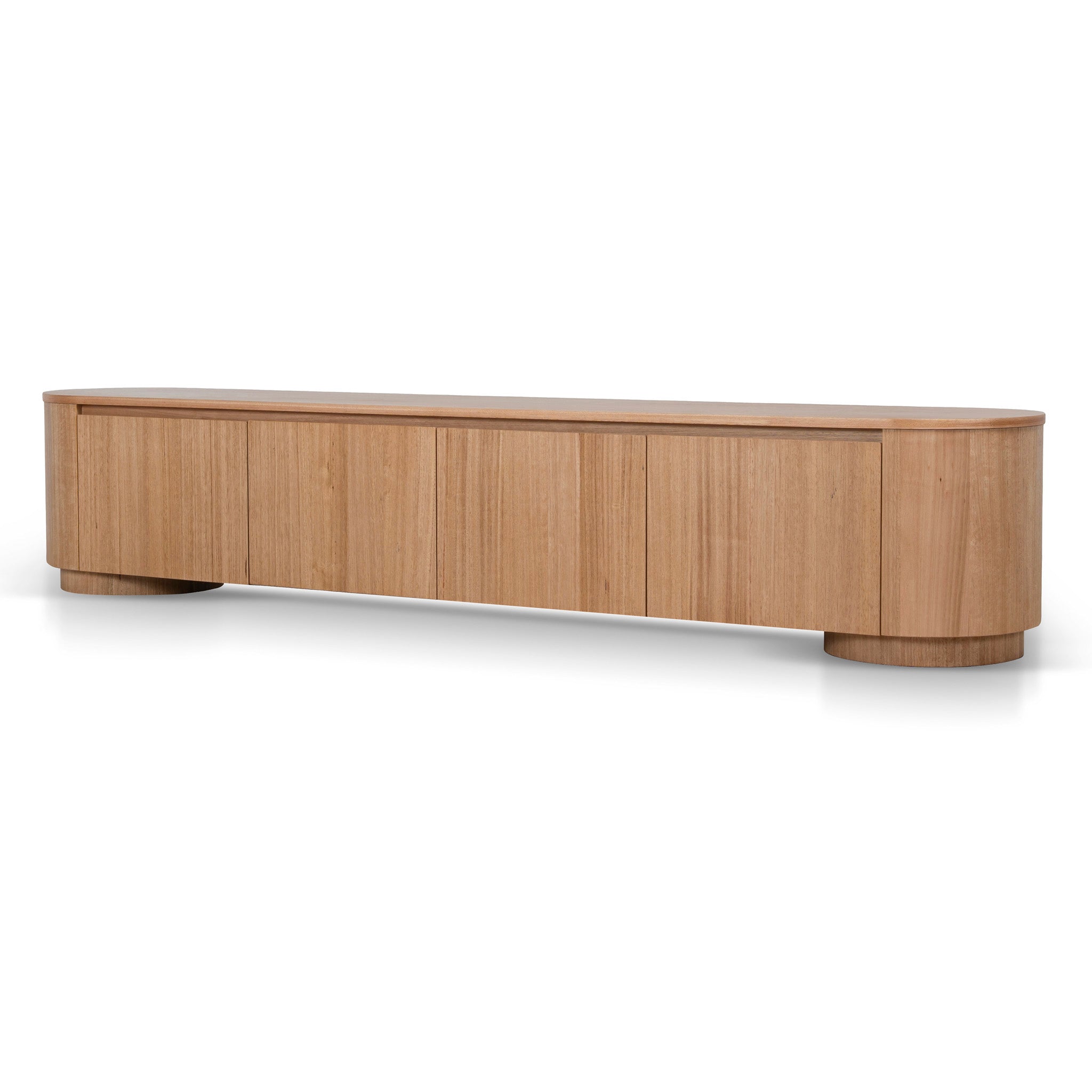 2.4m Tassie Oak TV Entertainment Unit - Natural