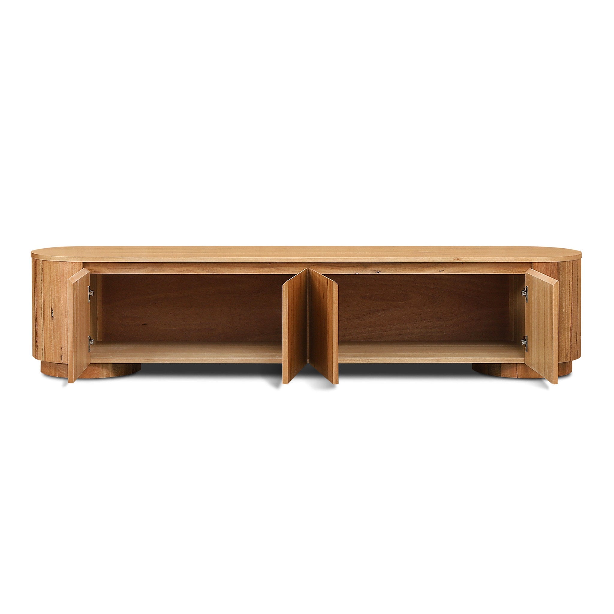 CTV12699-MA 2.1m Tassie Oak TV Entertainment Unit - Marri Natural