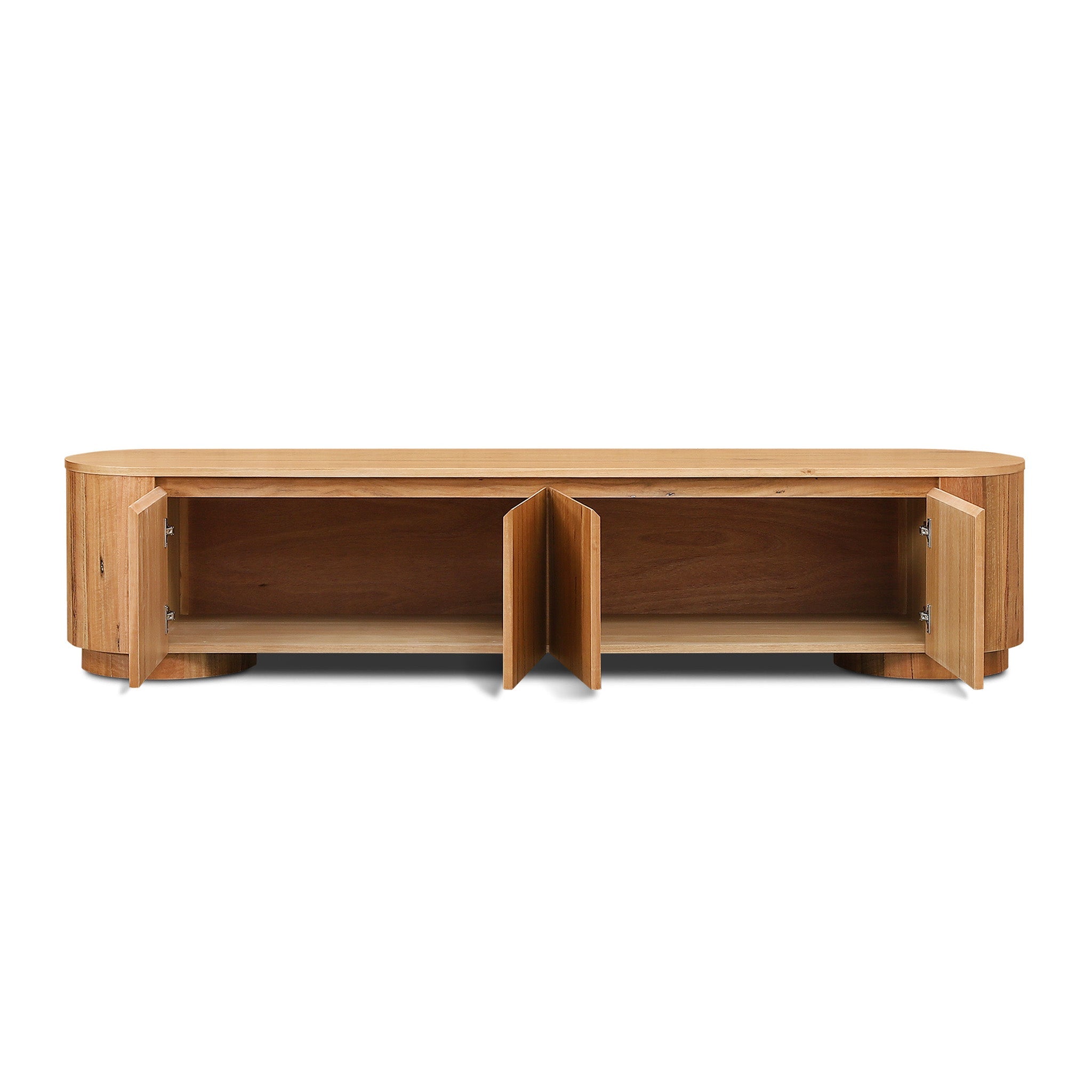 2.4m TV Entertainment Unit - Marri Natural
