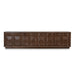 2.2m TV Entertainment Unit - Walnut - image 2