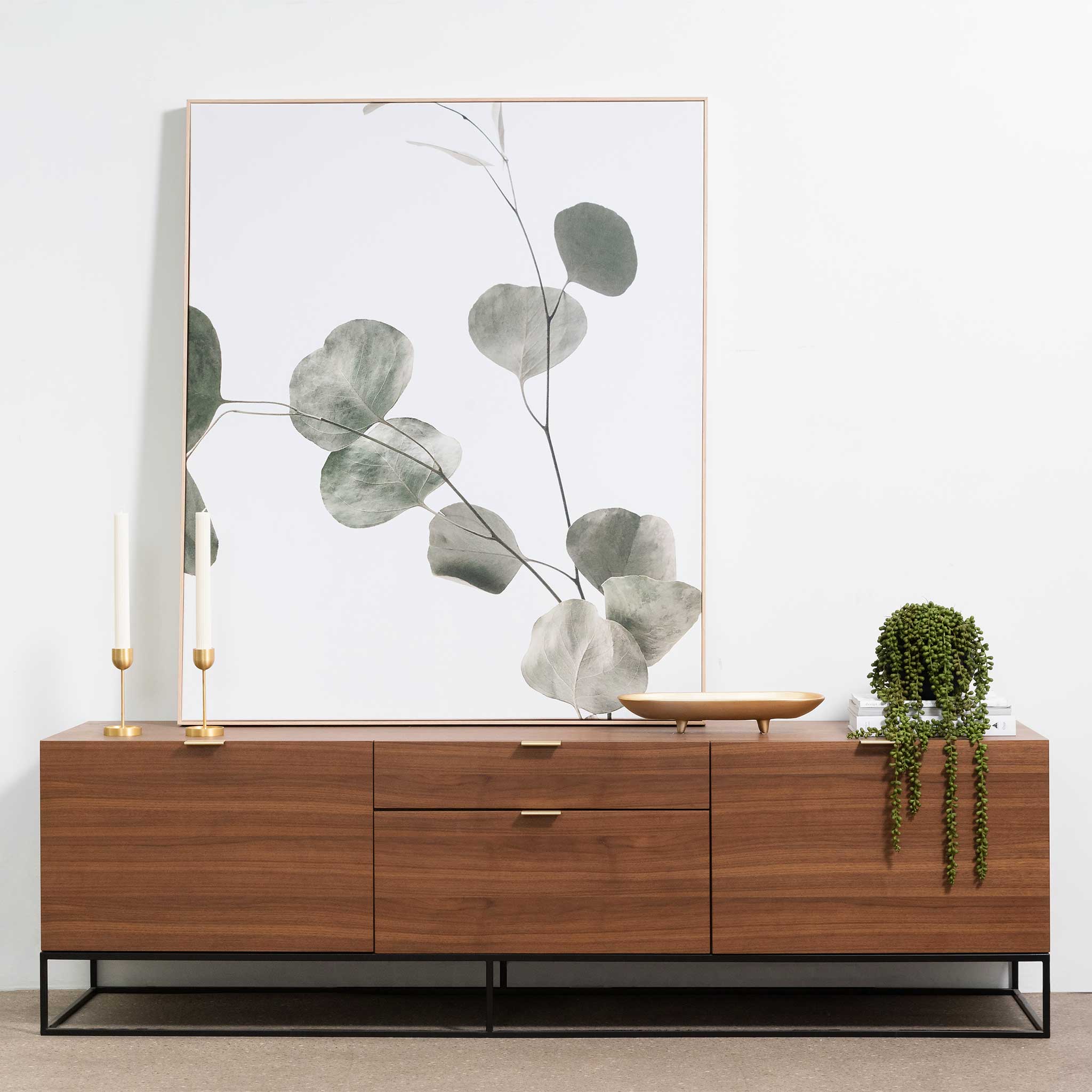 180cm Entertainment TV Unit - Walnut