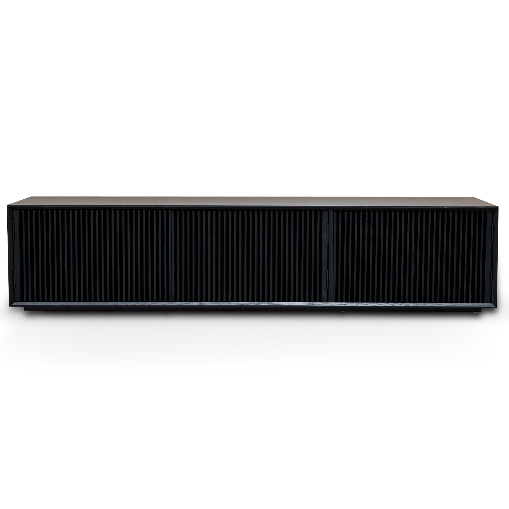 2m Entertainment TV Unit - Black Veneer - image 3
